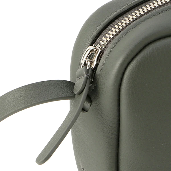 NEW Balenciaga Women's Gray Leather XS Everyday Crossbody Shoulder Camera Bag — view 5