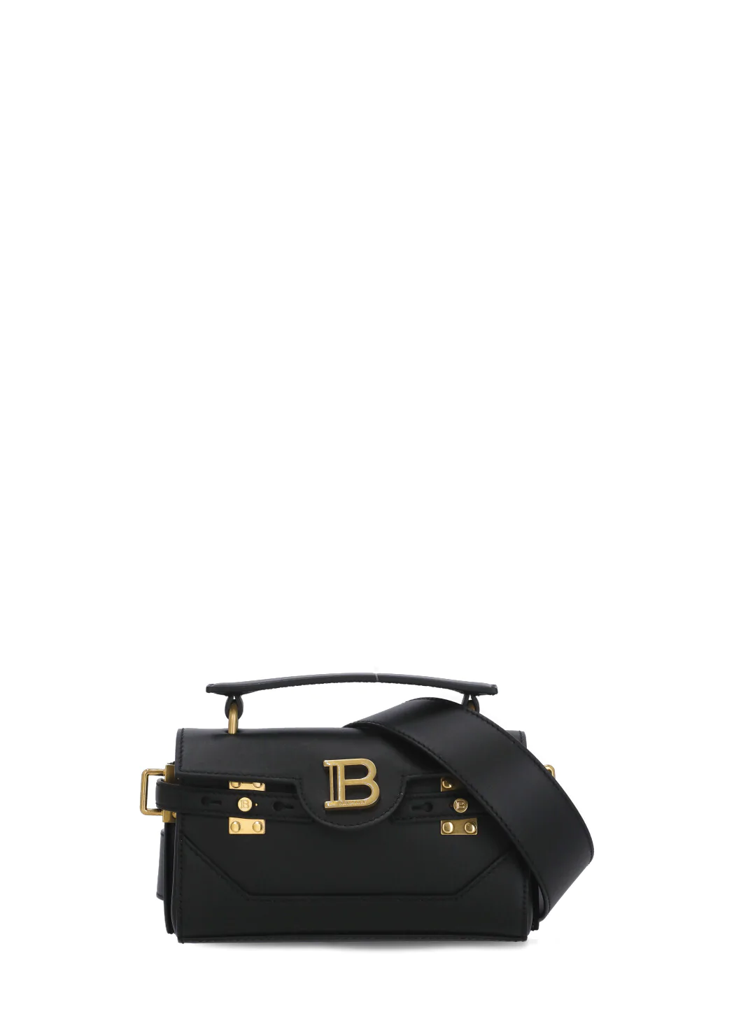 Black Balmain leather hand bag for woman
