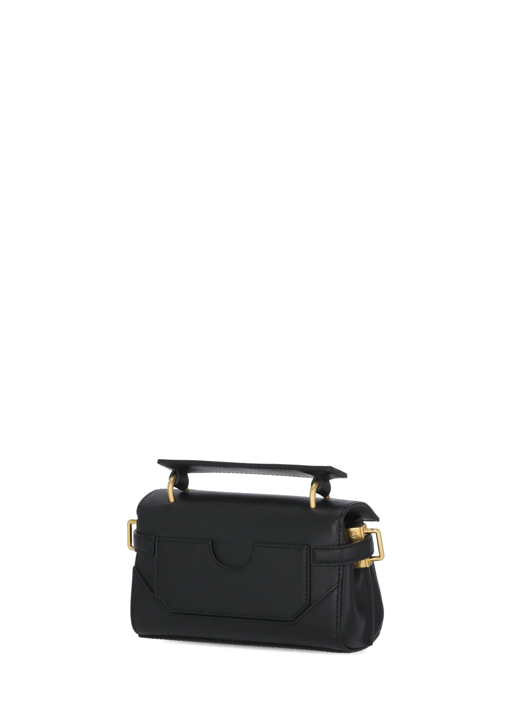 Black Balmain leather hand bag for woman — view 3