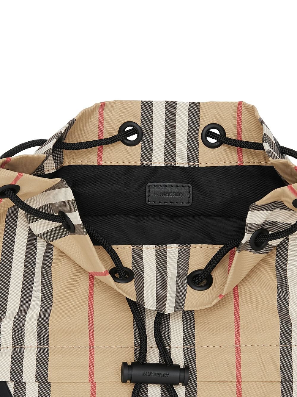 Burberry Icon stripe drawcord pouch — view 3