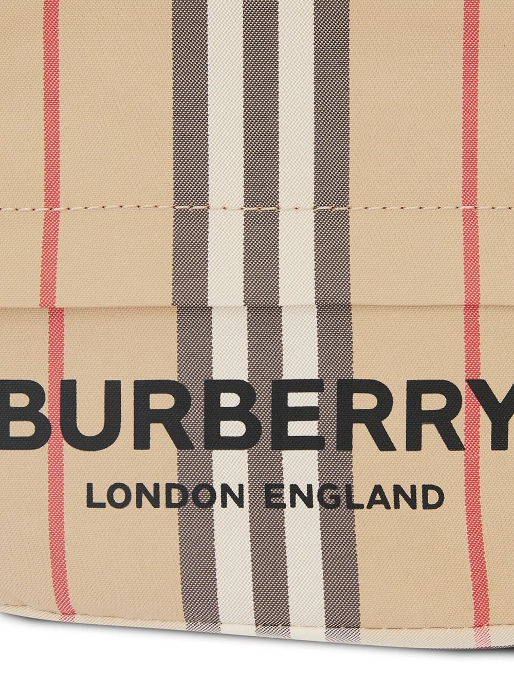 Burberry Icon stripe drawcord pouch — view 4