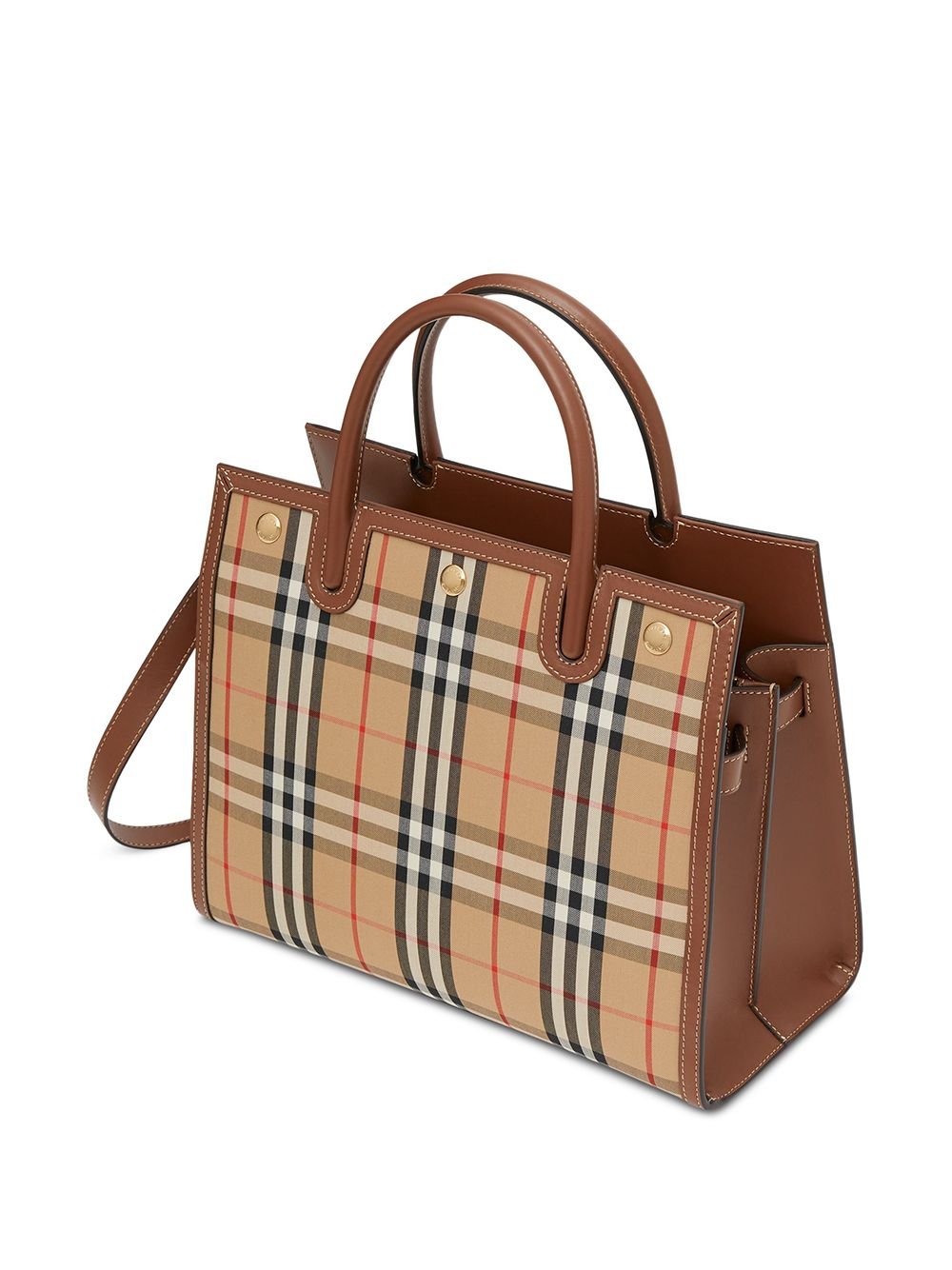 Burberry Title Vintage check tote bag — view 2