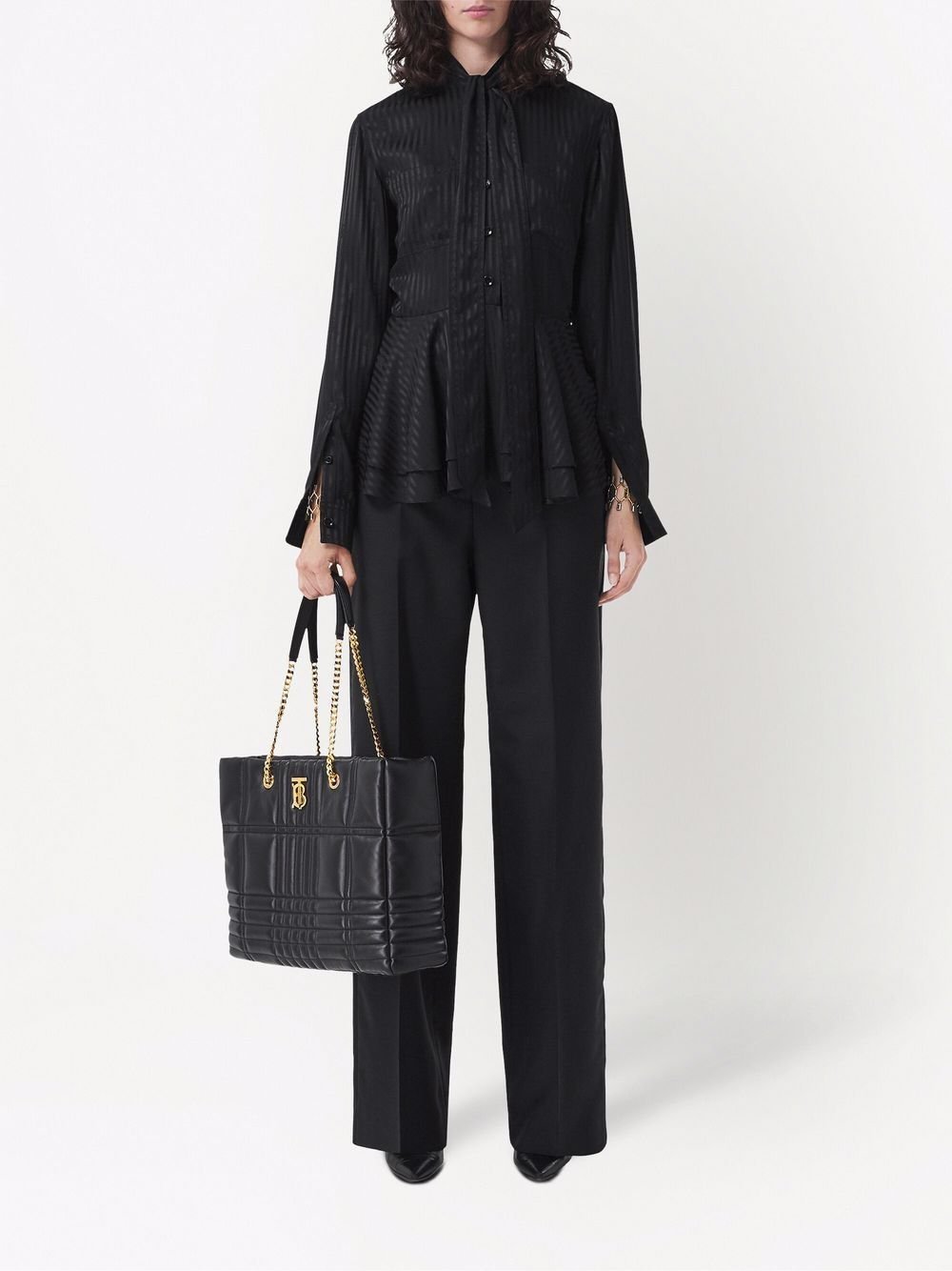 Burberry medium quilted lambskin Lola shopper bag — view 5