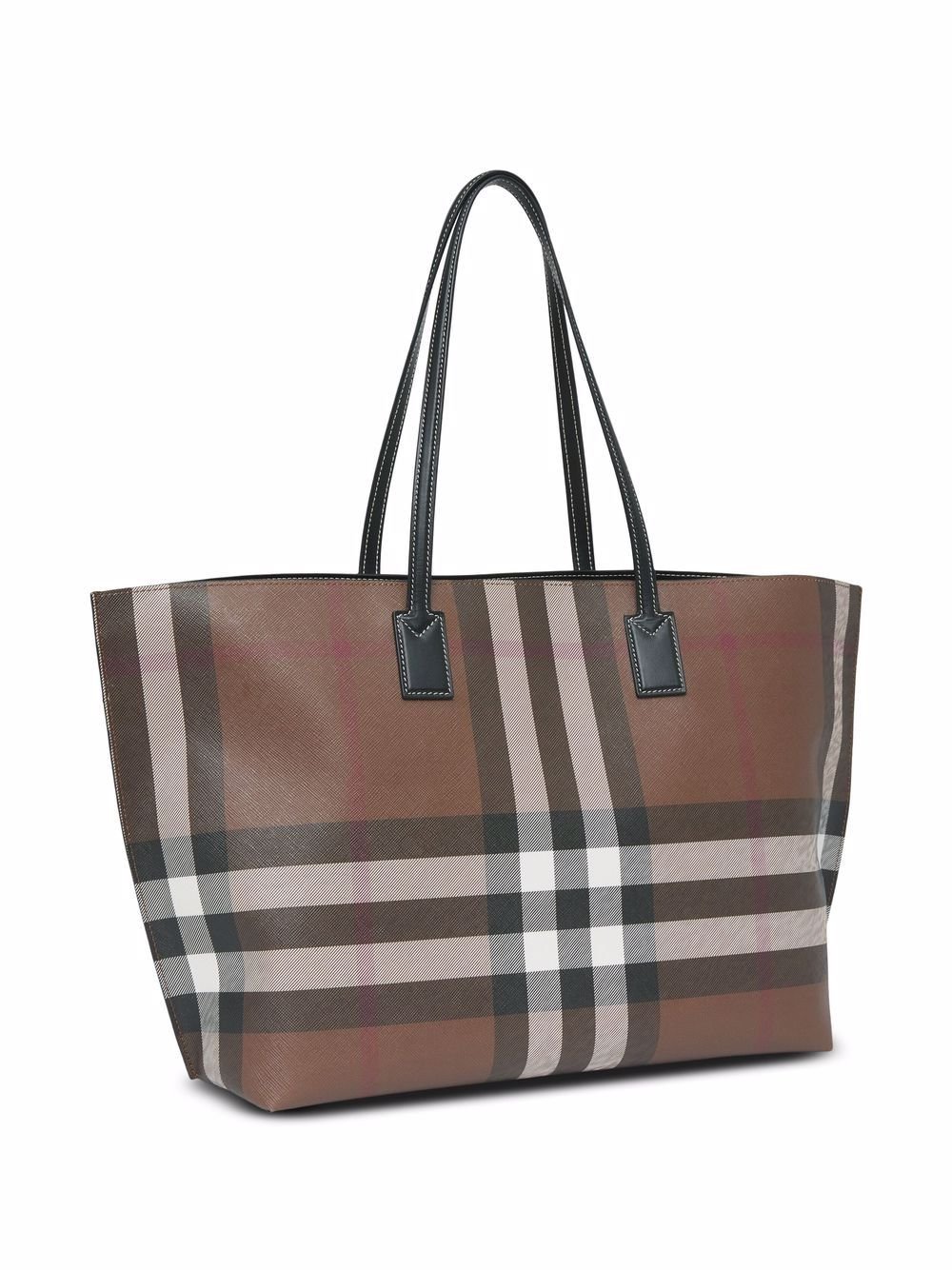Burberry medium check tote bag — view 3