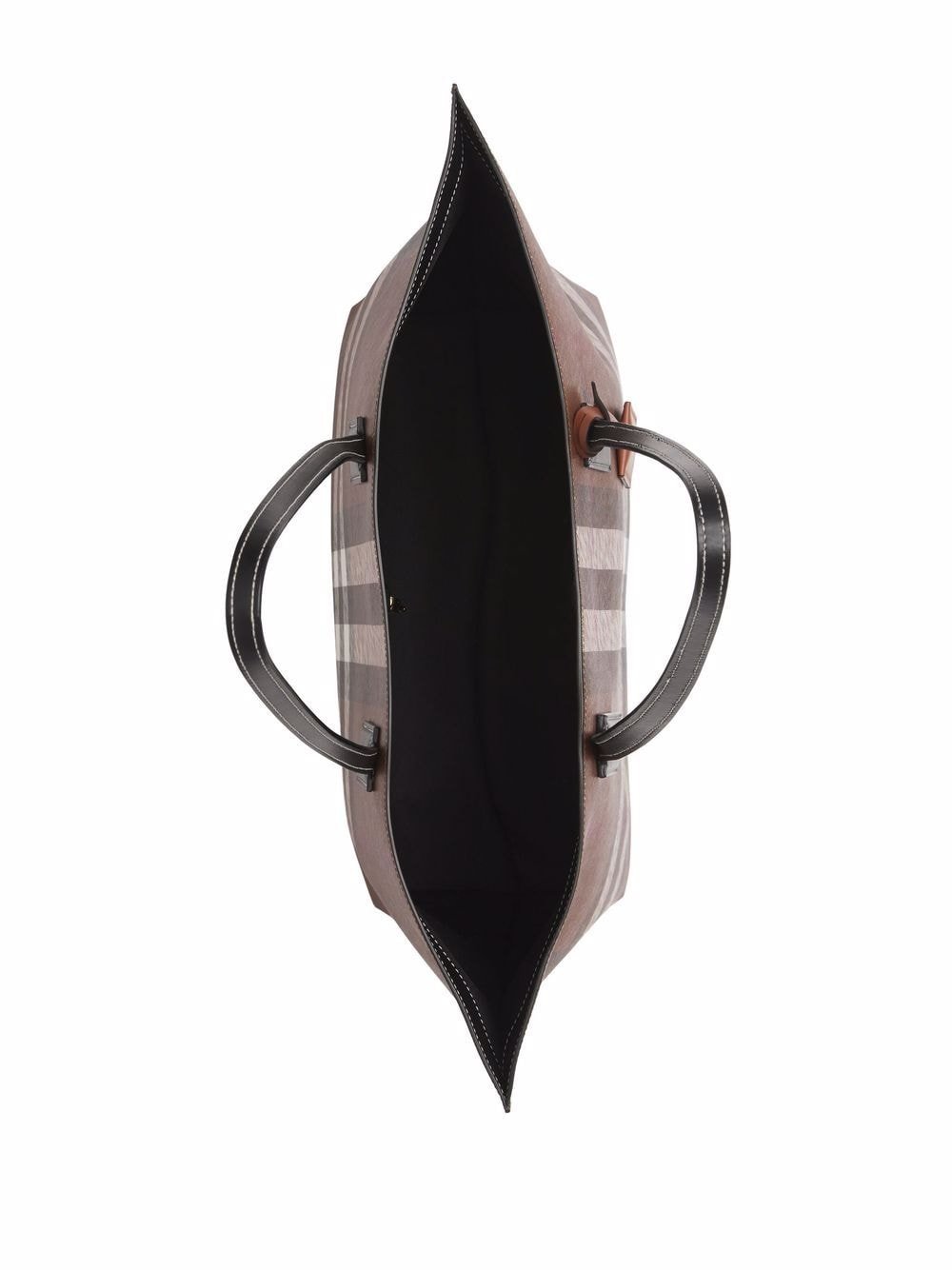 Burberry medium check tote bag — view 5
