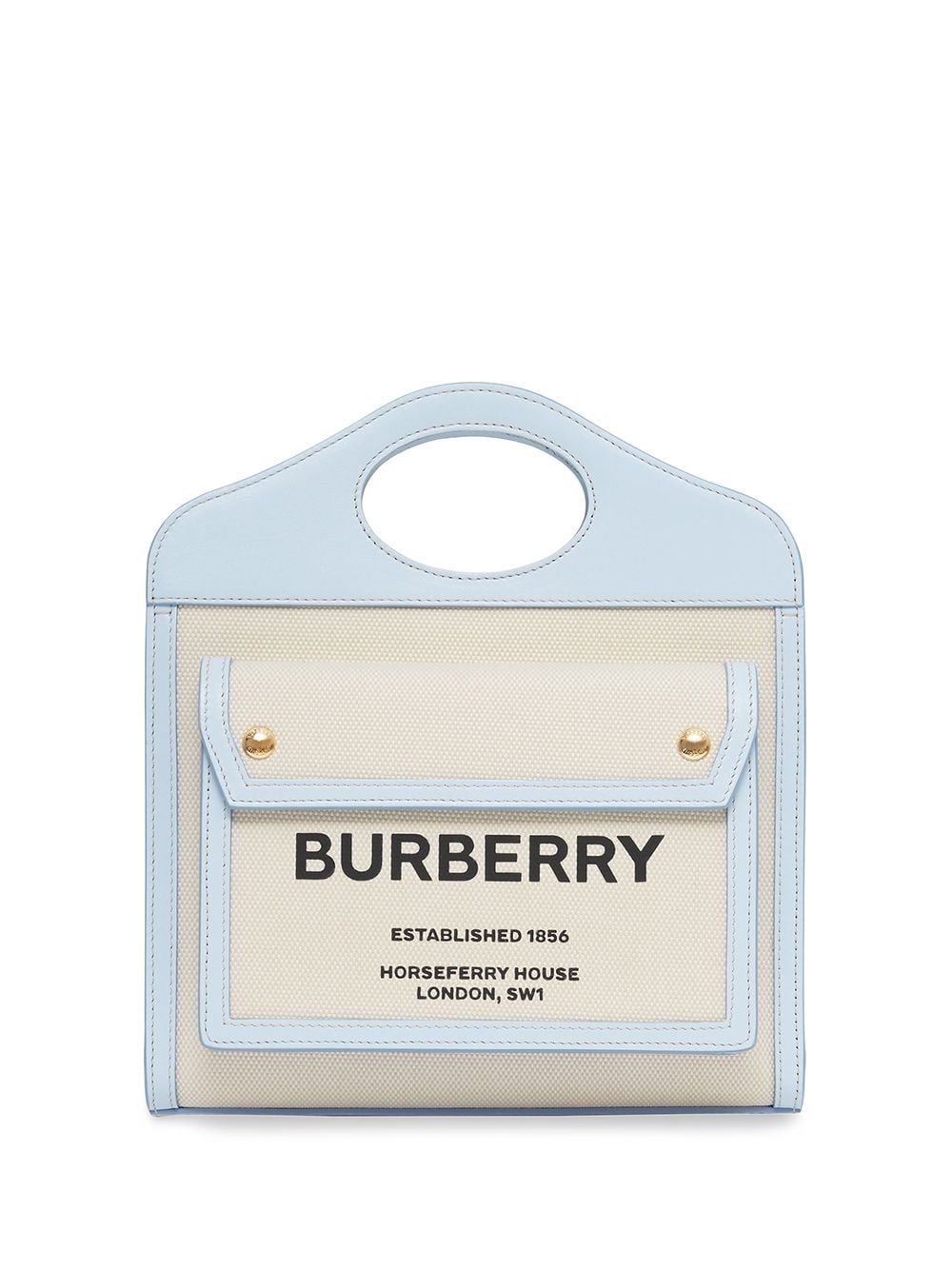 Burberry two-tone pocket bag