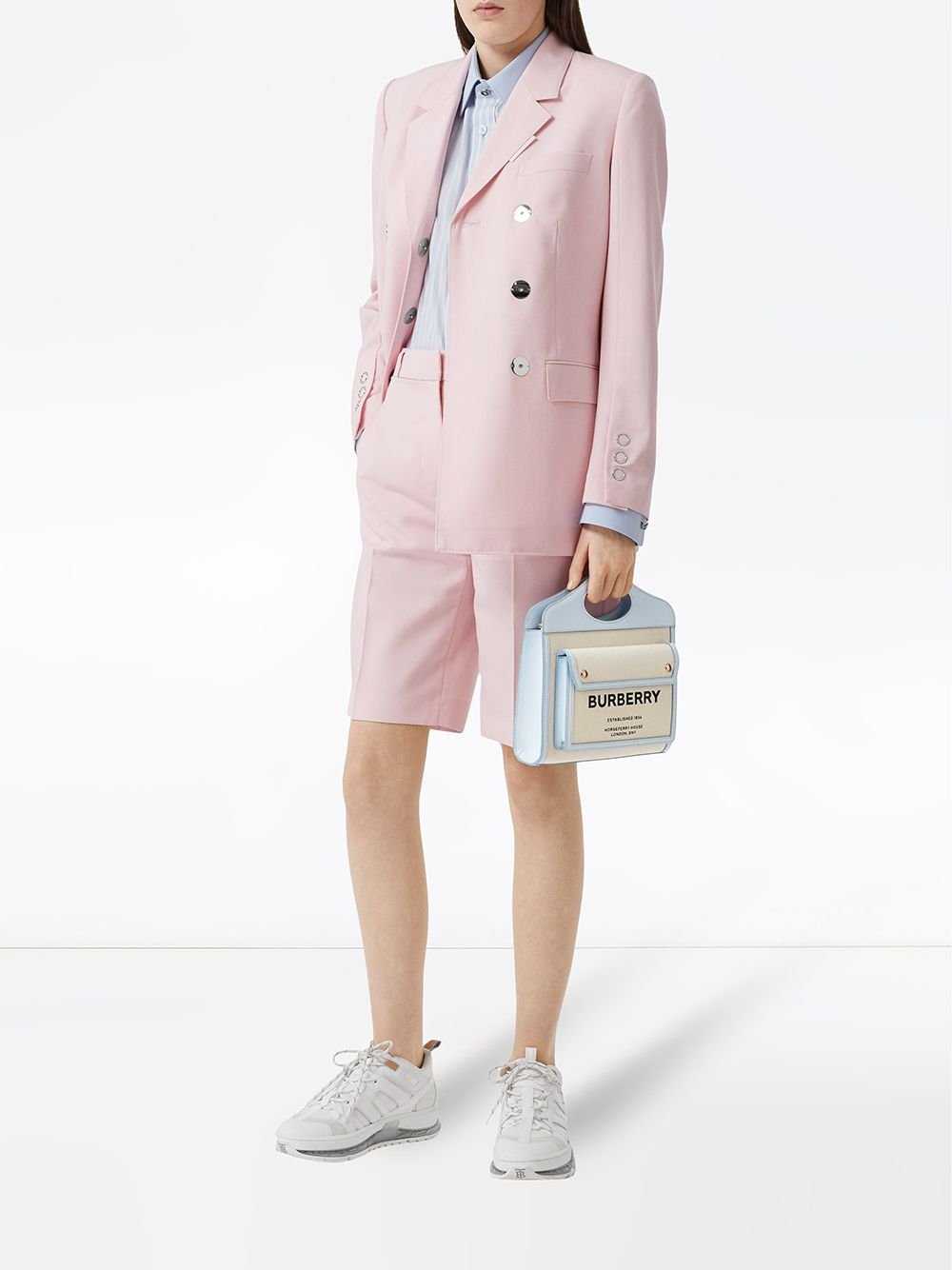 Burberry two-tone pocket bag — view 5