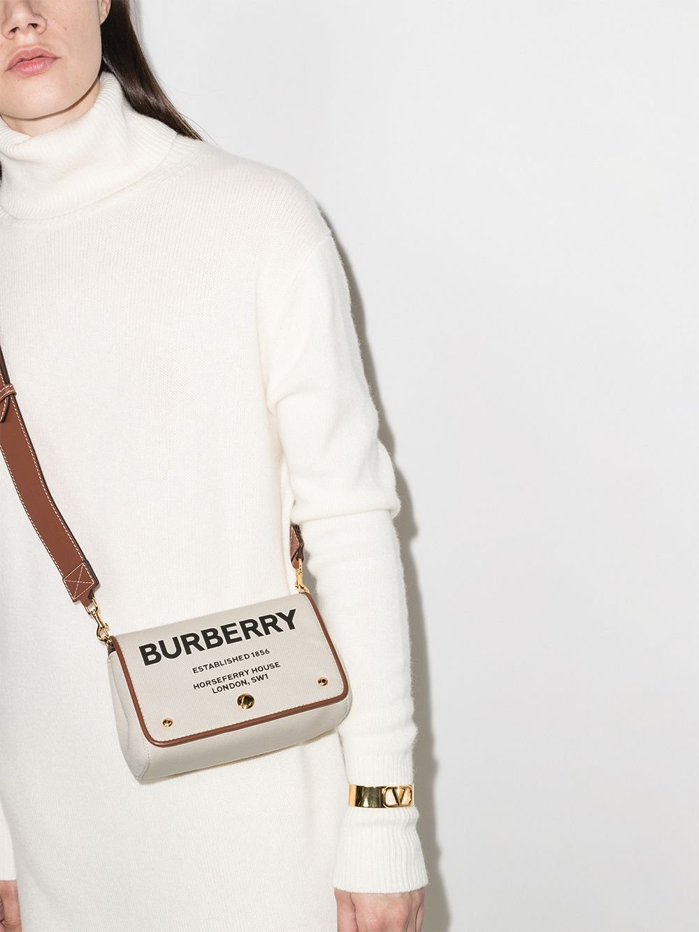 Burberry small Hackberry Horseferry print crossbody bag — view 5