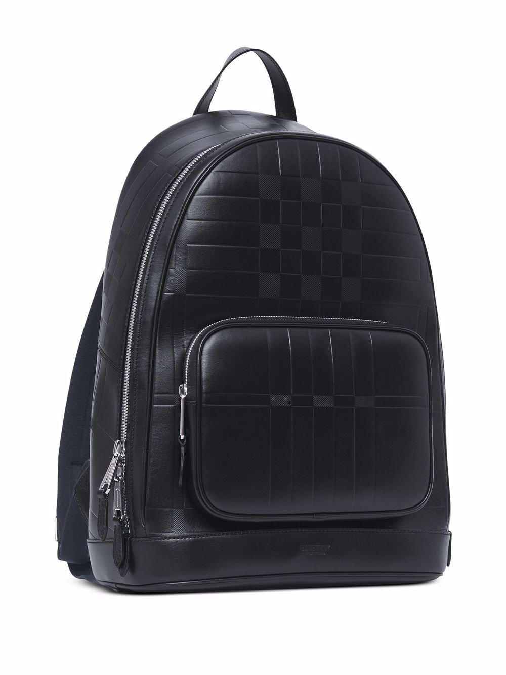 Burberry embossed-check leather backpack — view 4