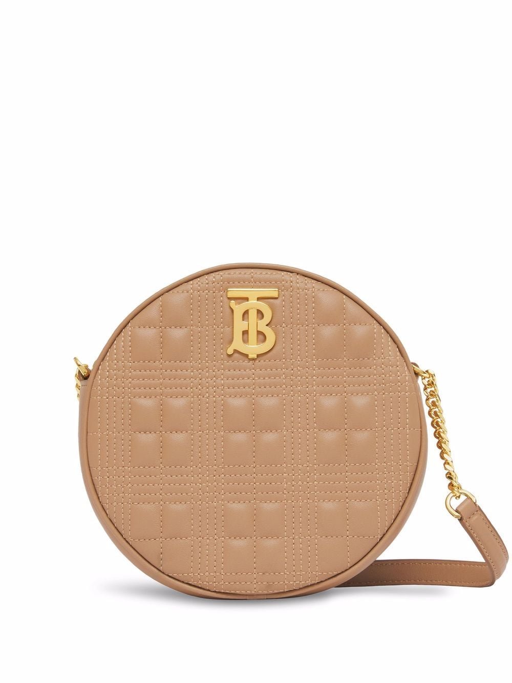 Burberry Louise quilted round bag