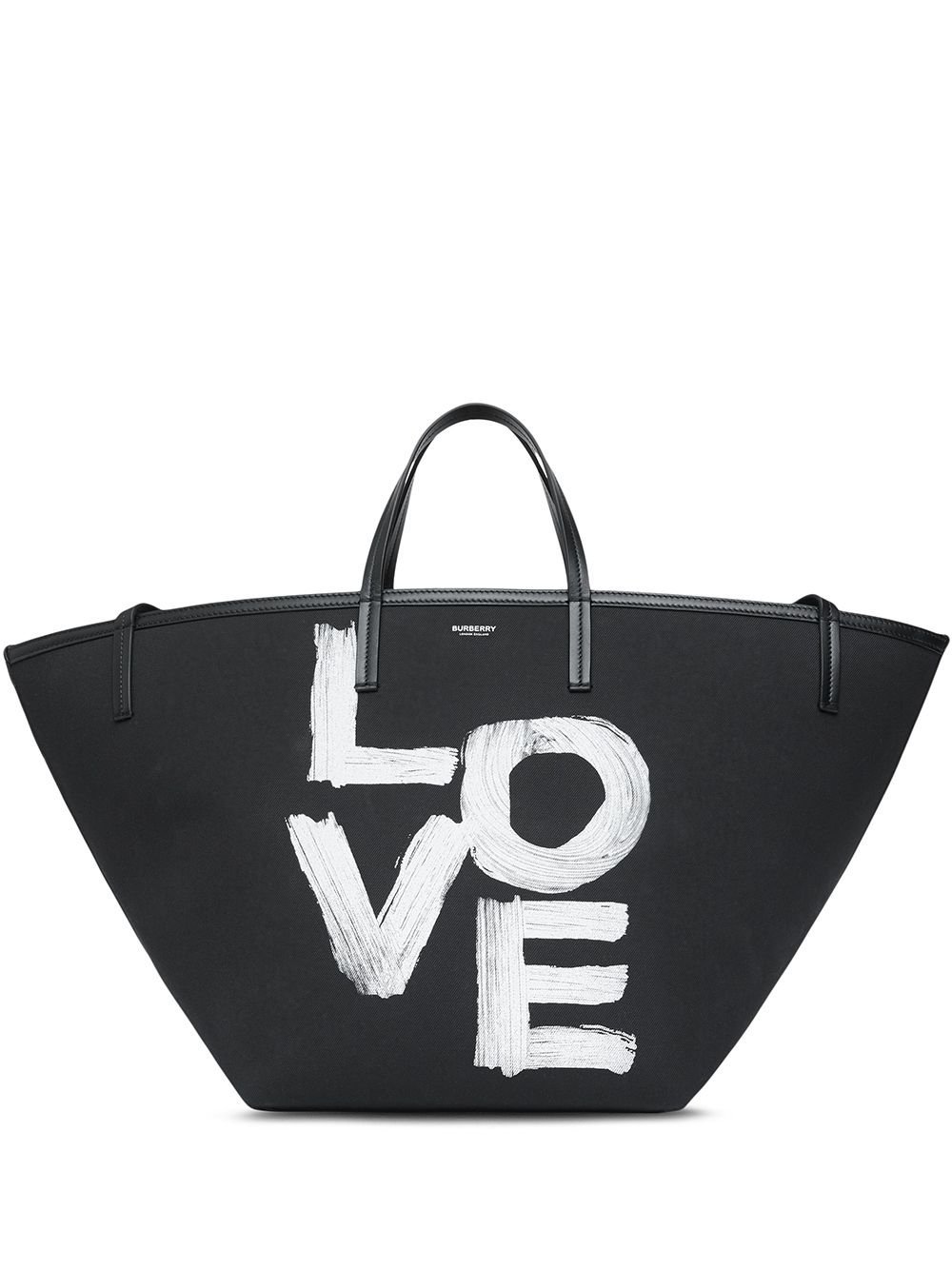 Burberry medium love-print beach tote