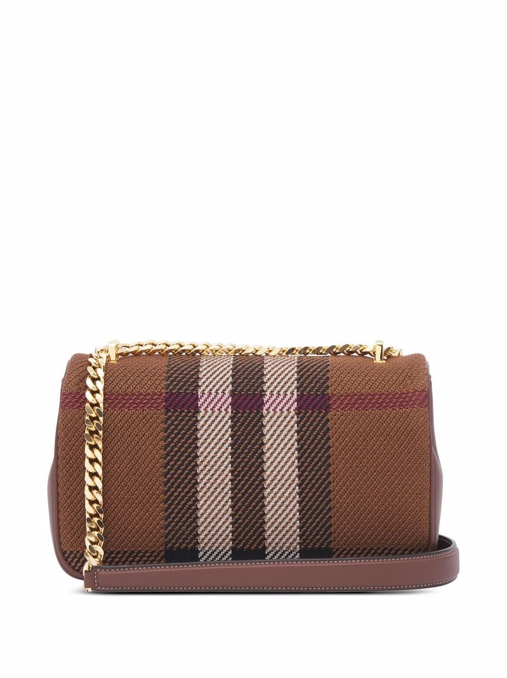 Burberry small Lola knitted check crossbody bag — view 2