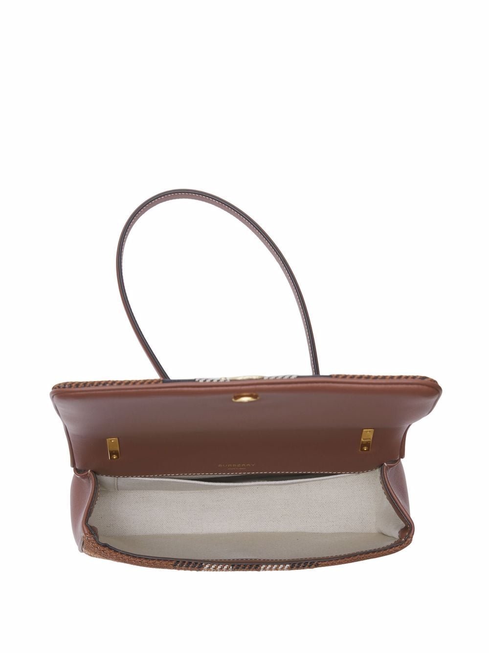 Burberry small Lola knitted check crossbody bag — view 5