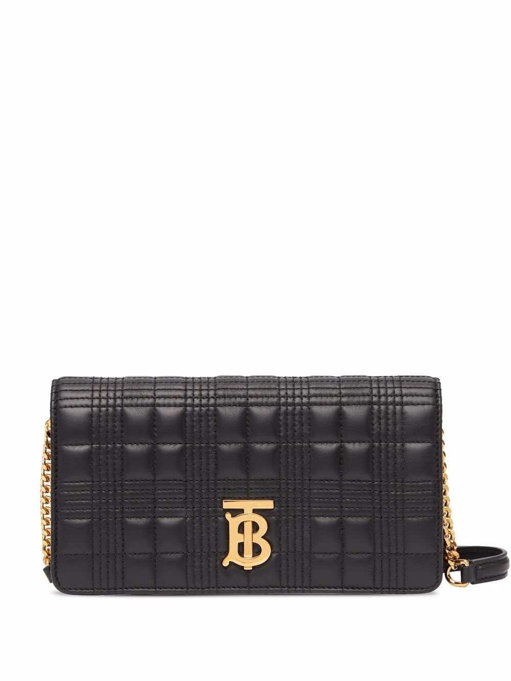 Burberry Lola quilted wallet on chain