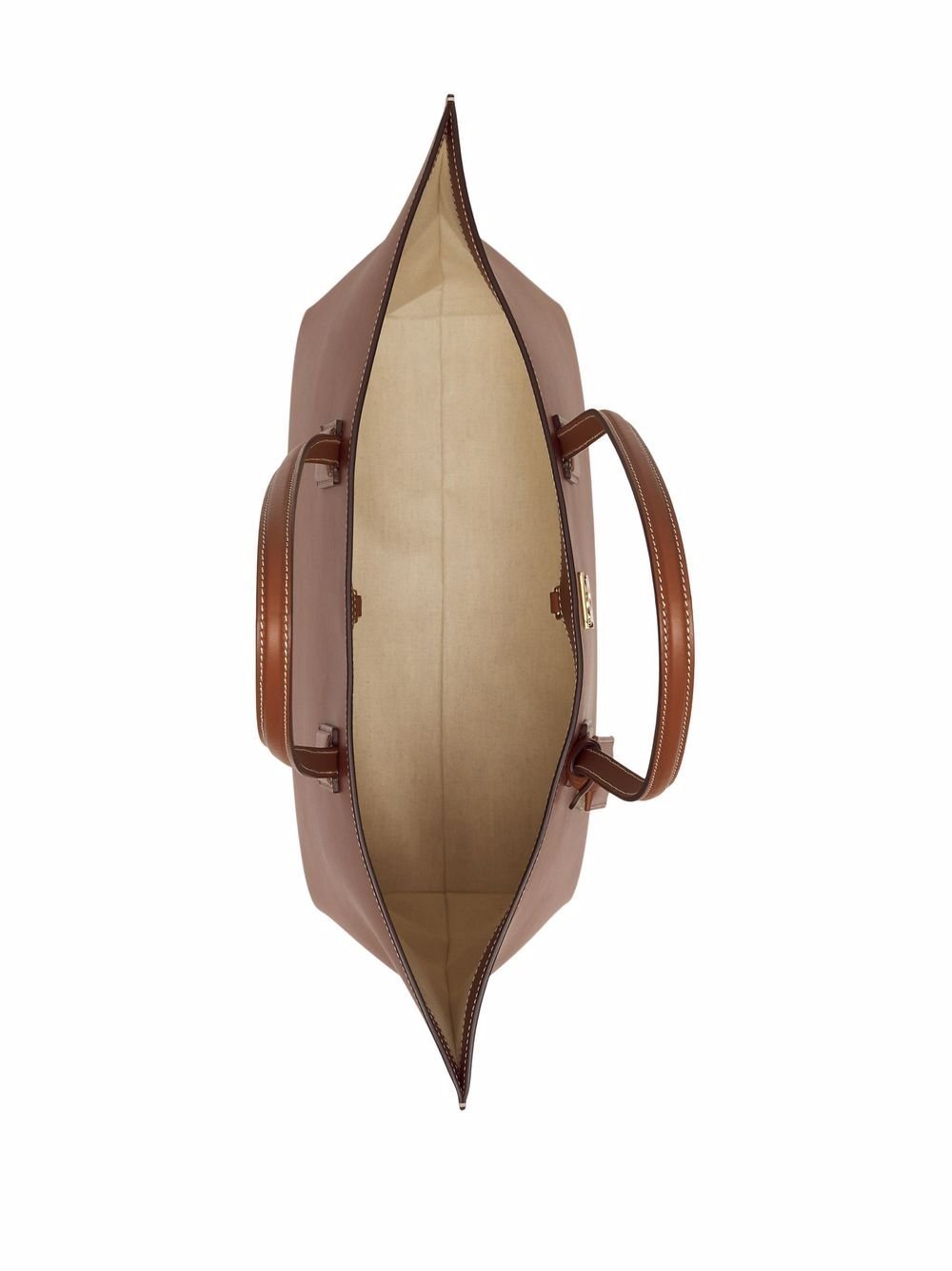 Burberry monogram leather tote bag — view 4