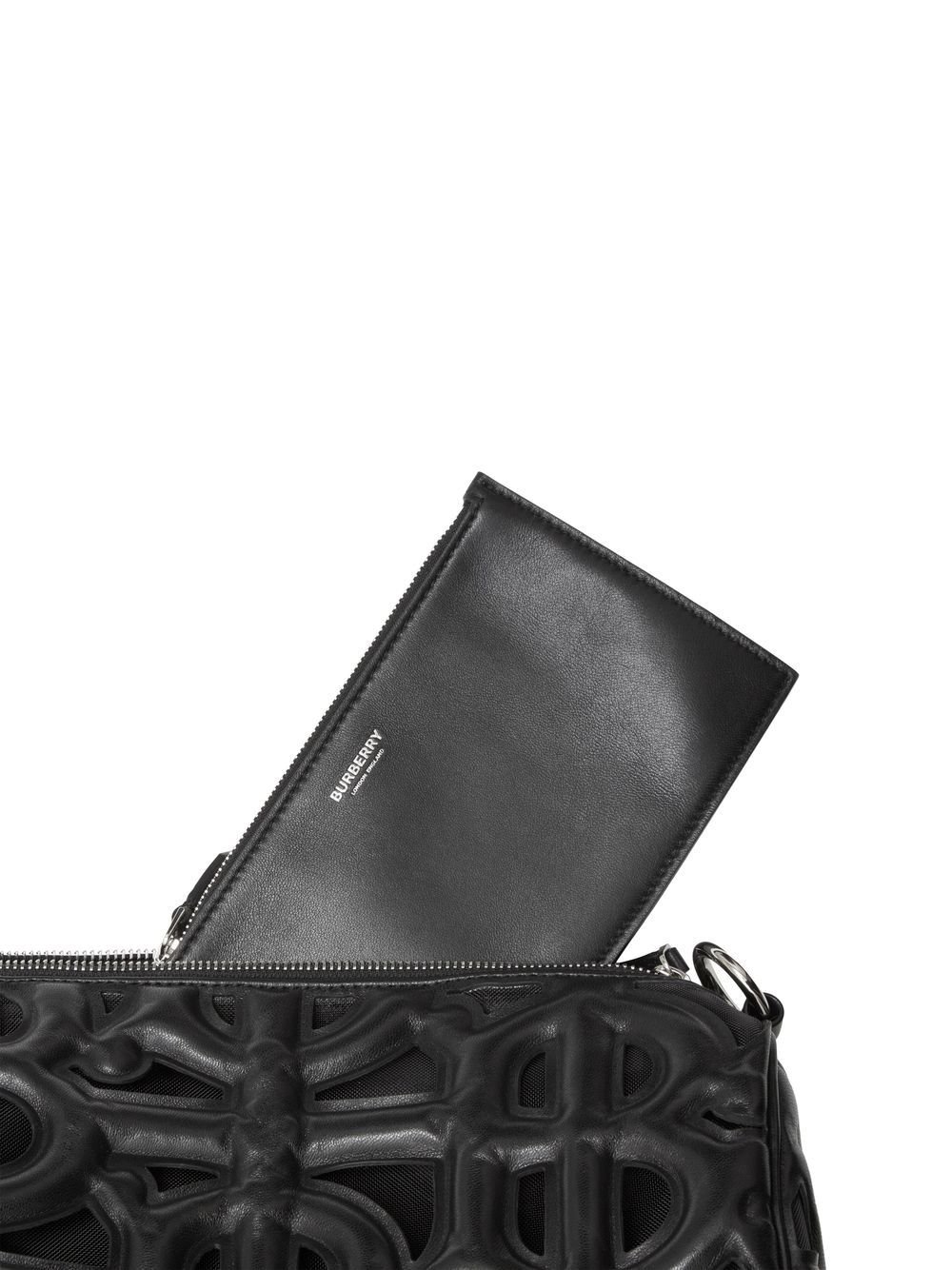 Burberry small Rhombi quilted Monogram shoulder bag — view 3
