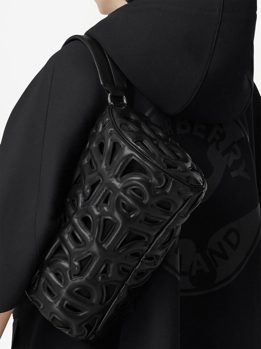 Burberry small Rhombi quilted Monogram shoulder bag — view 5