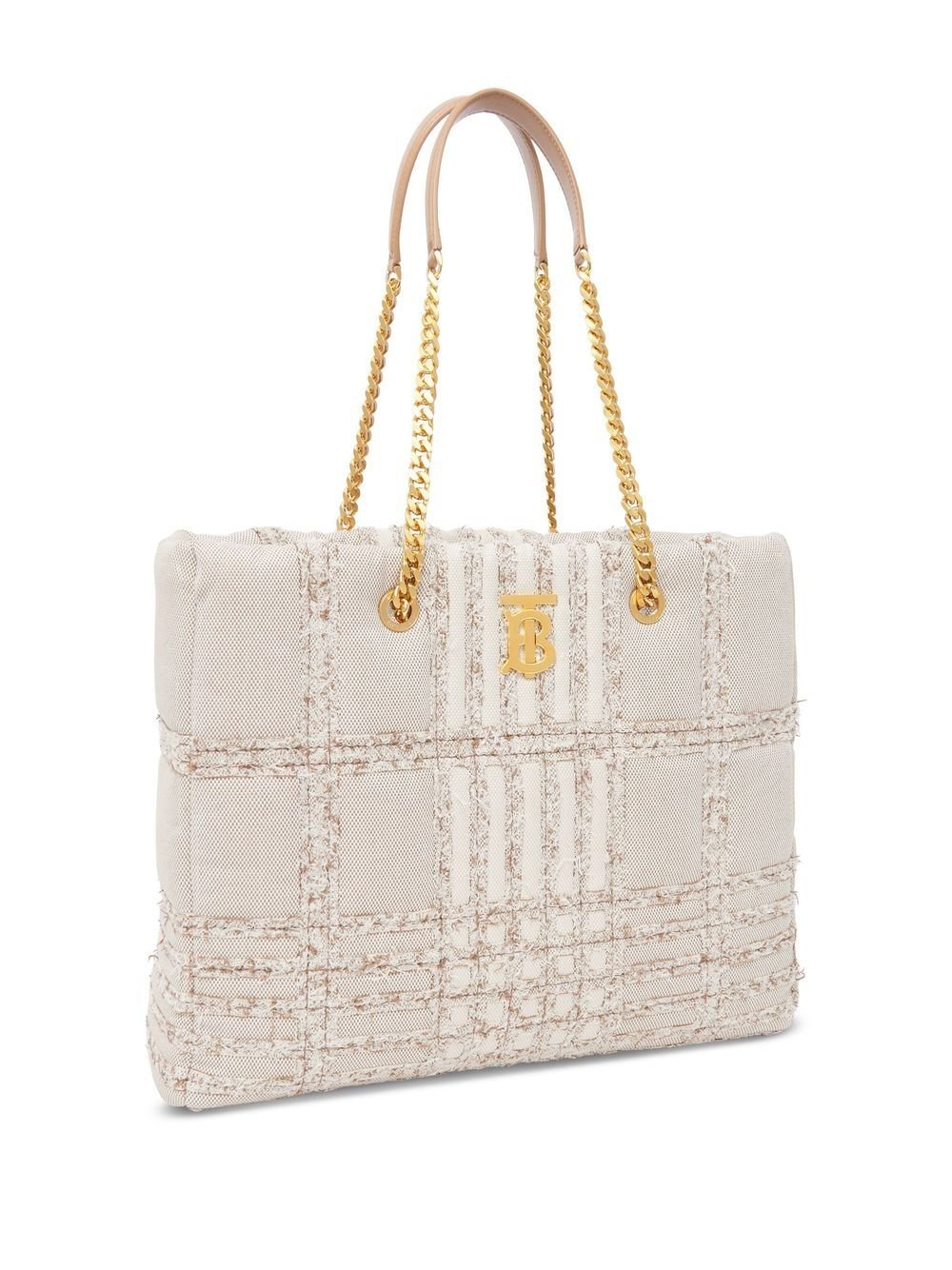 Burberry needle-punch check Lola bag — view 3