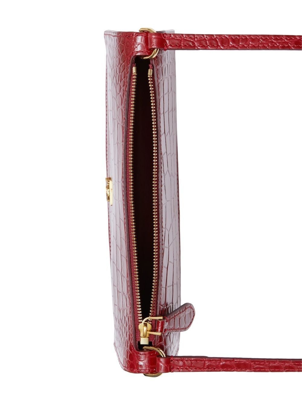 Burberry TB plaque embossed leather mini bag — view 4
