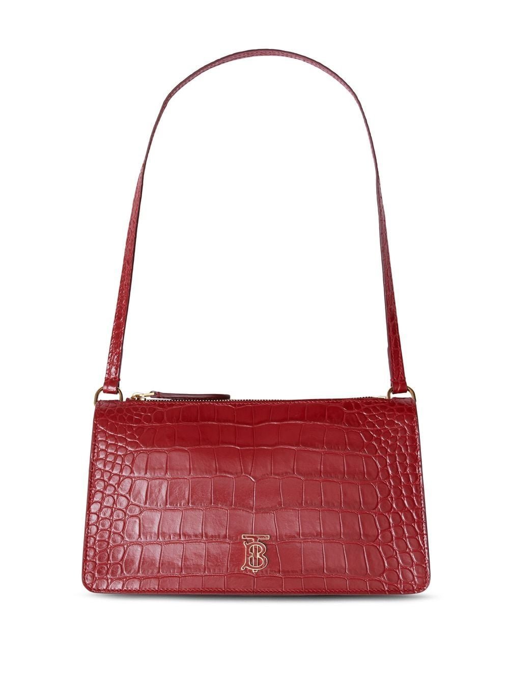 Burberry TB plaque embossed leather mini bag — view 5