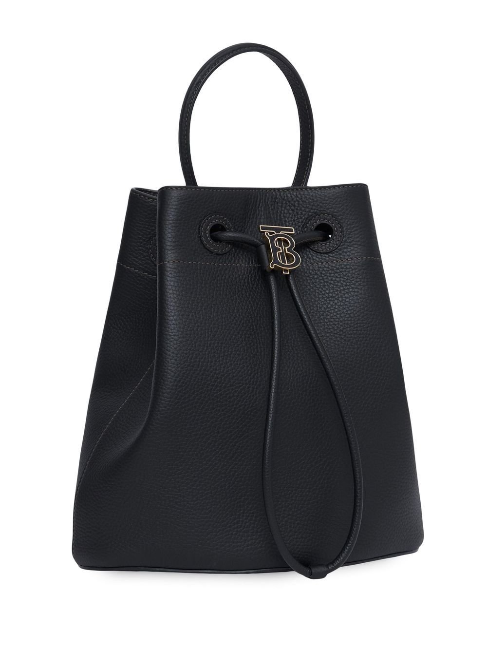 Burberry TB plaque embossed leather mini bag — view 3