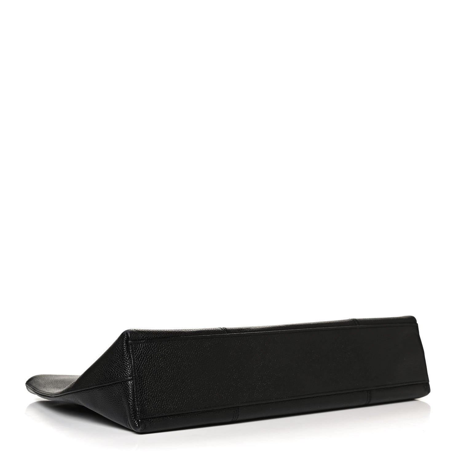Chanel Caviar CC Shopping Tote Black — view 3