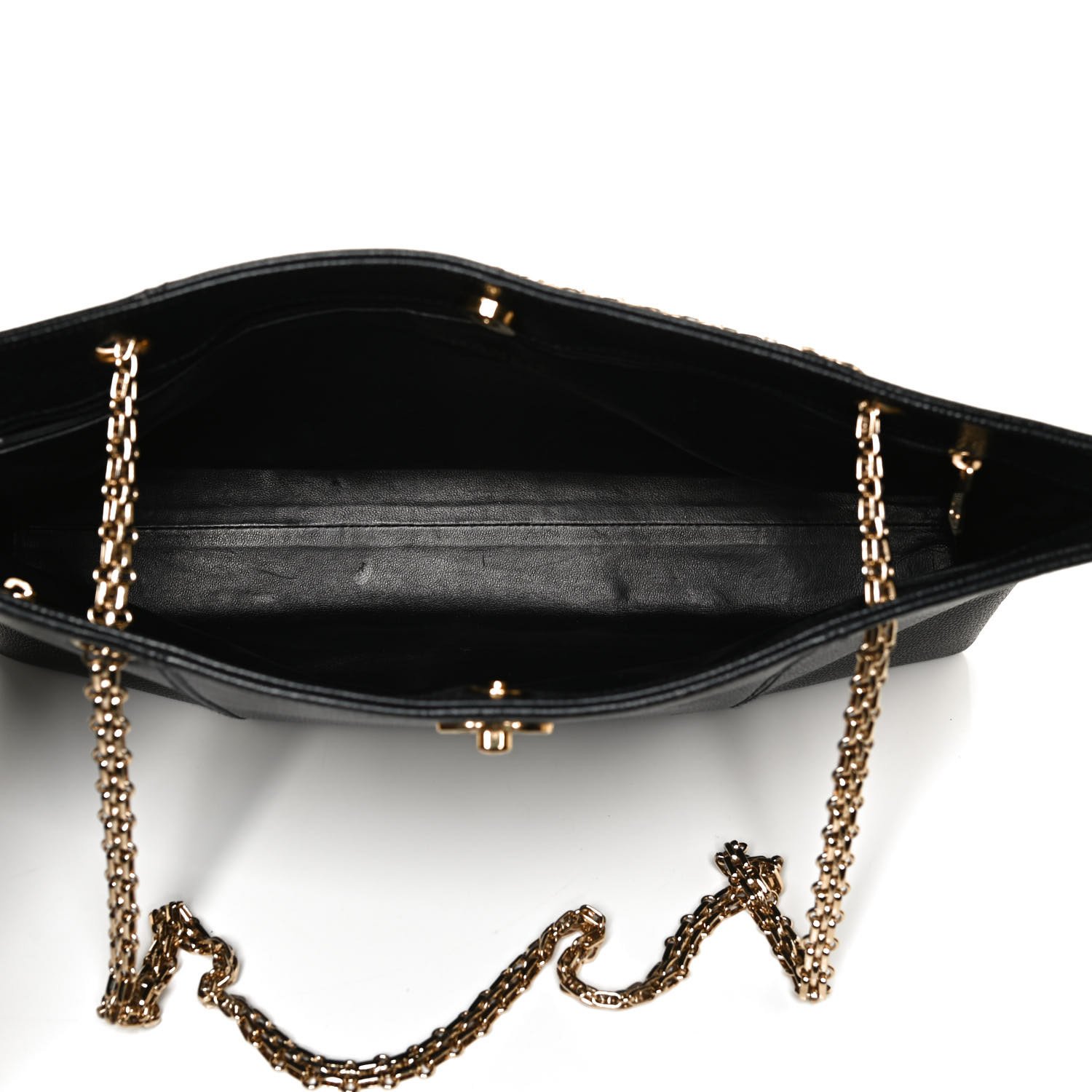 Chanel Caviar CC Shopping Tote Black — view 4