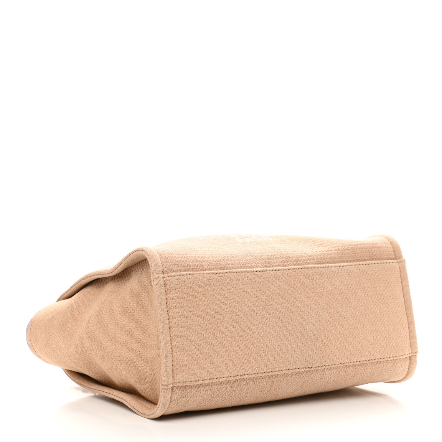 Chanel Mixed Fibers Small Deauville Tote Beige — view 3