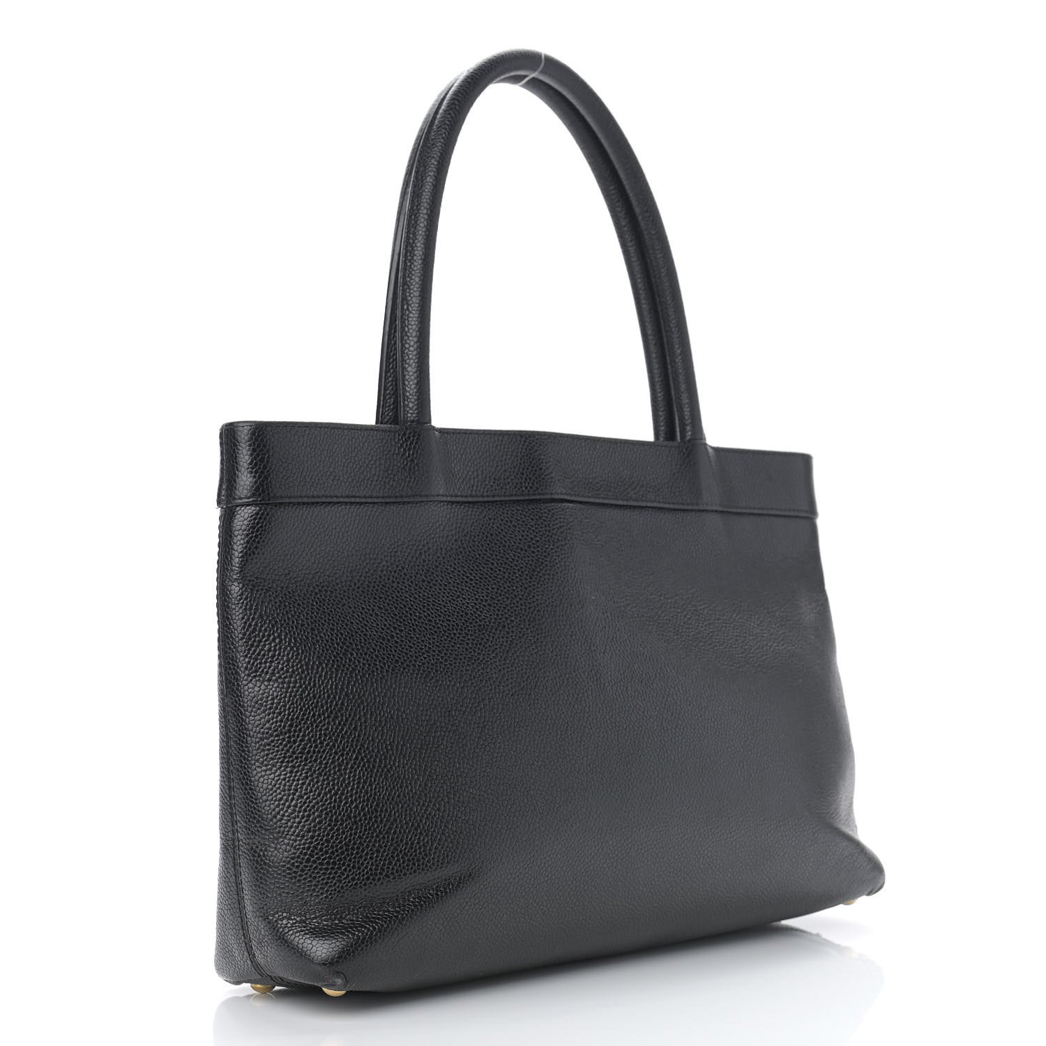 Chanel Caviar CC Timeless Tote Black — view 3