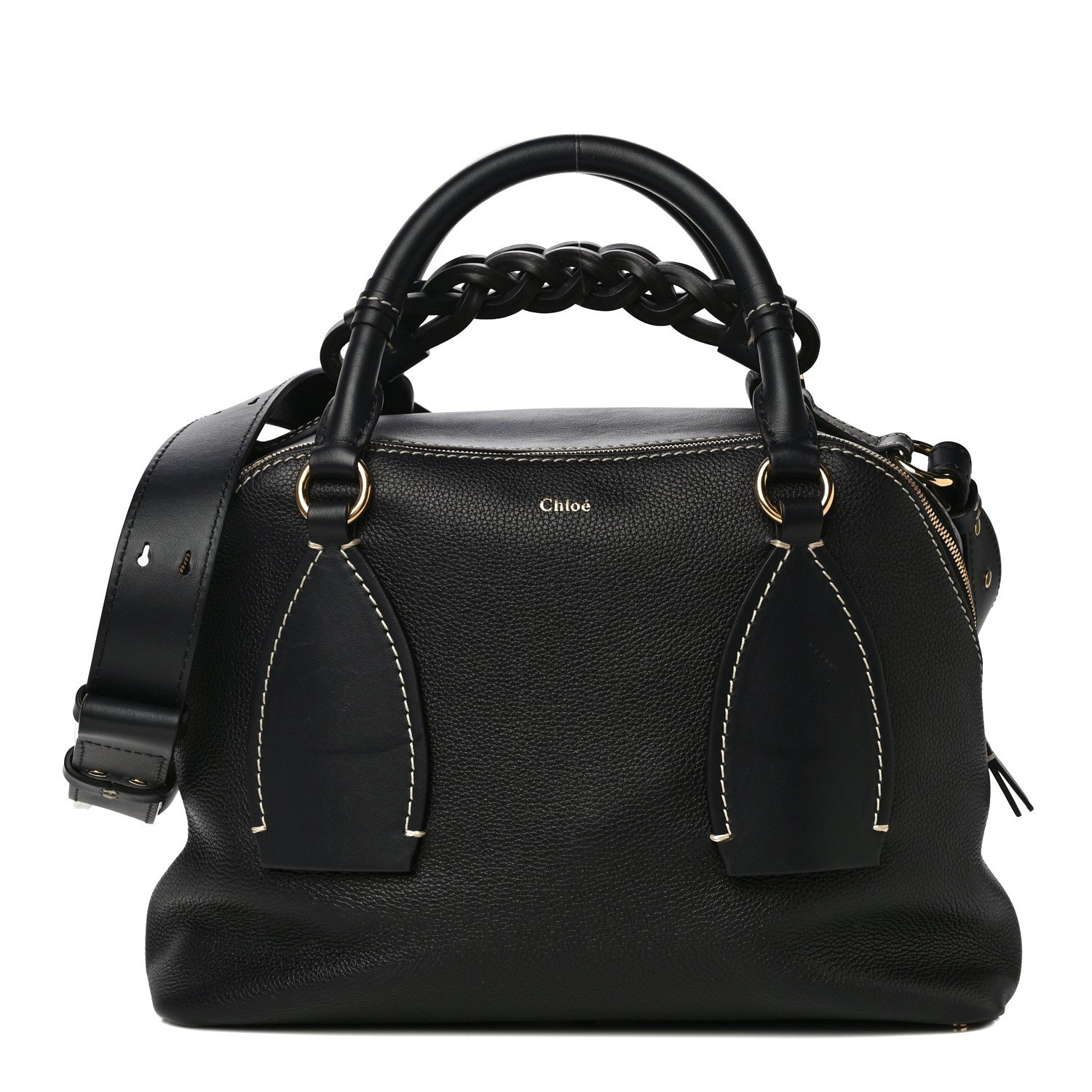 Chloe Calfskin Medium Daria Full Blue