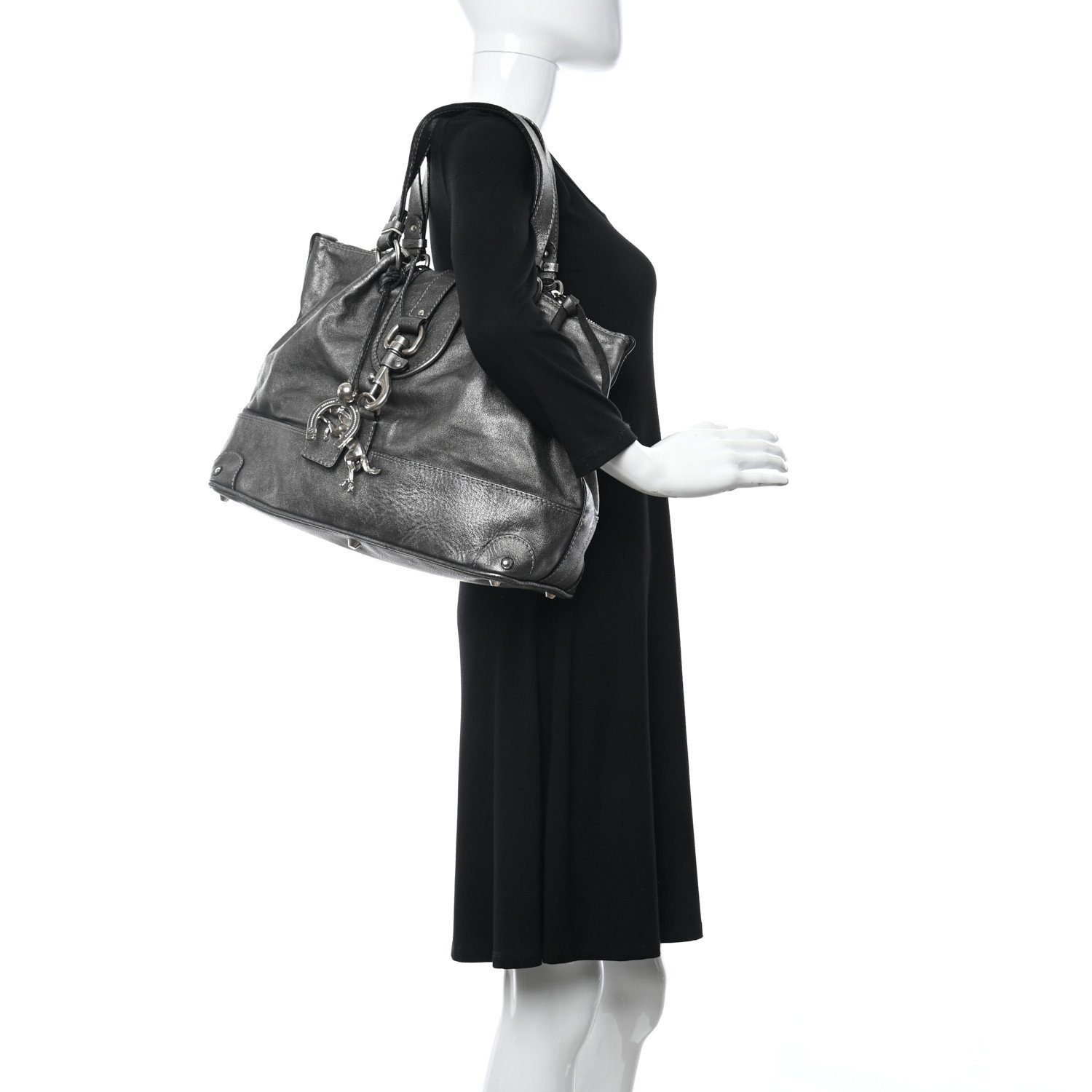 Chloe Metallic Calfskin Kerala Bag Canon — view 5