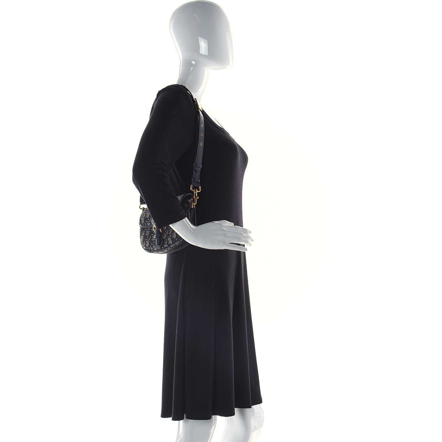 Christian Dior Oblique Small Bobby Flap Blue — view 4