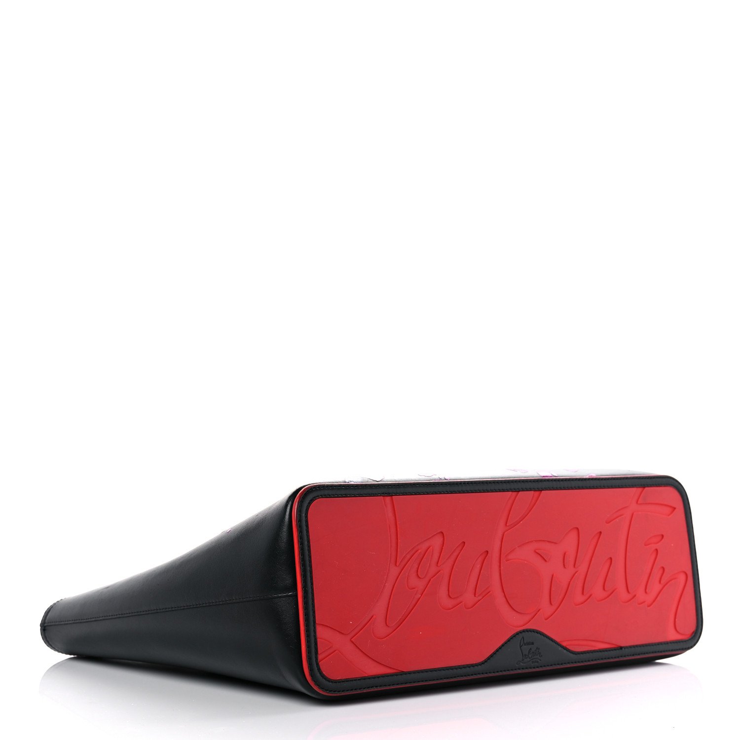 Christian Louboutin Calfskin In Love East West Cabata Tote Black Multicolor — view 2