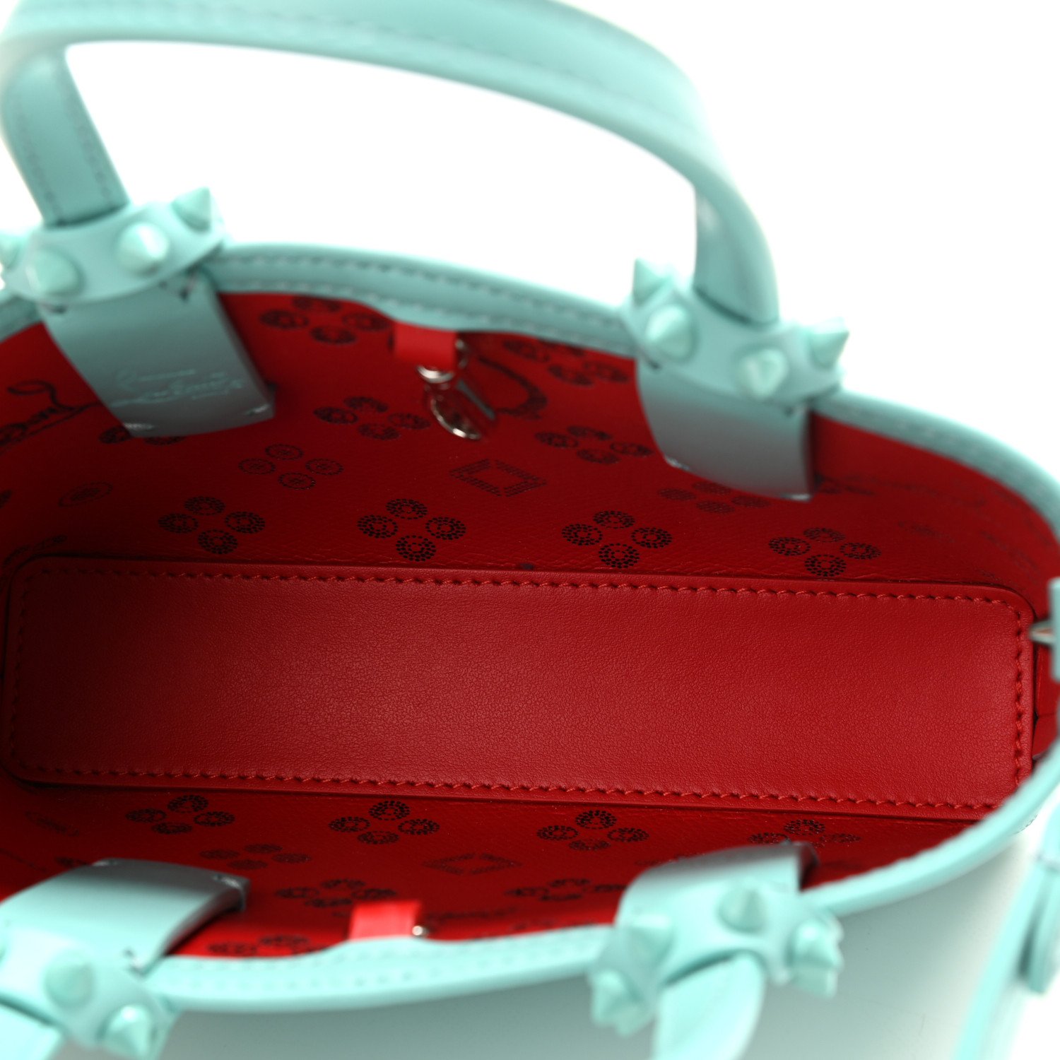 Christian Louboutin Calfskin Loubinthesky Nano Cabata Tote Bermuda — view 4