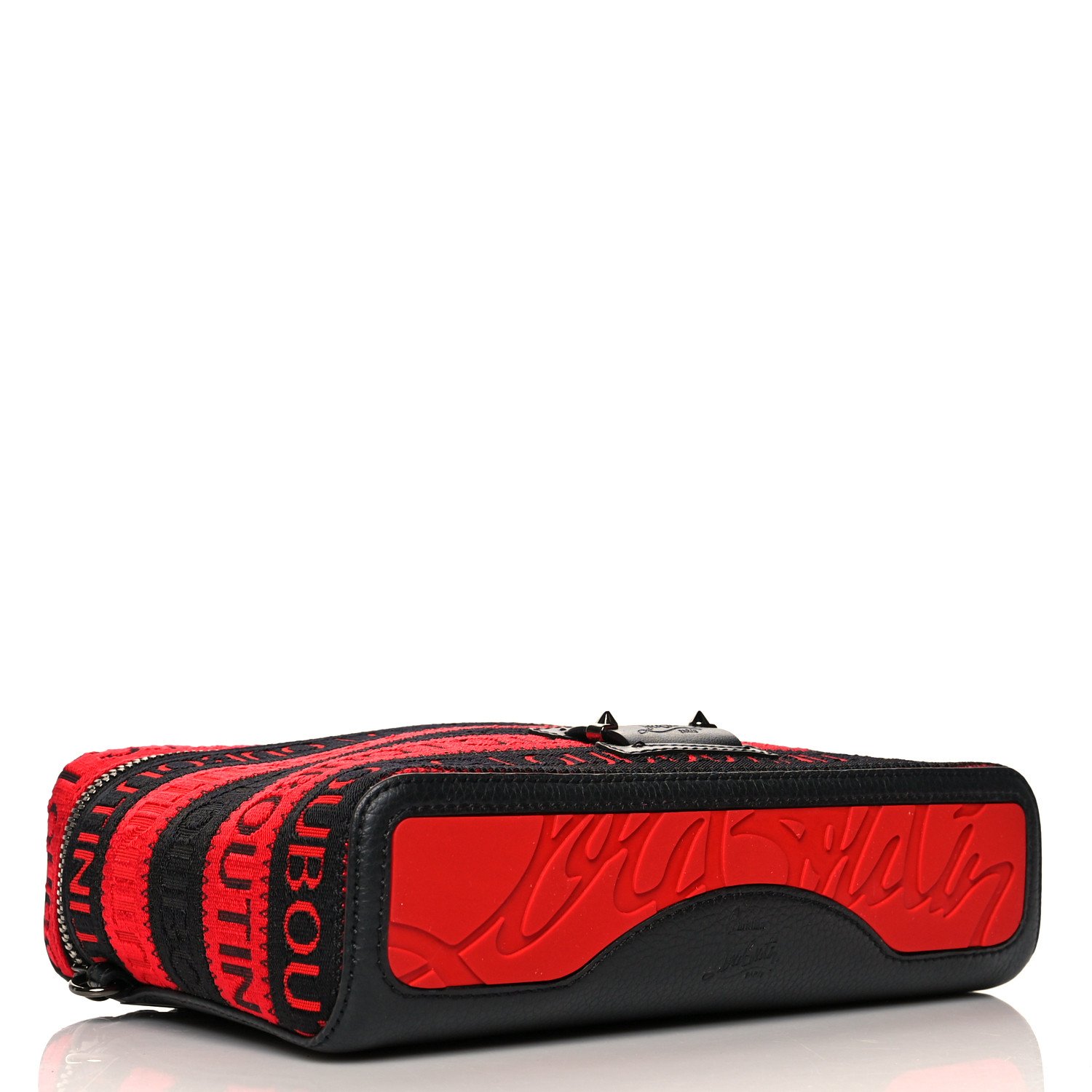 Christian Louboutin Kypipouch Messenger Bag Black Red — view 3