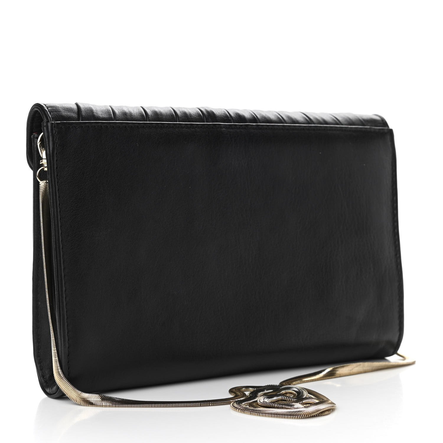 Christian Louboutin Calfskin Brooklin Clutch Black — view 3