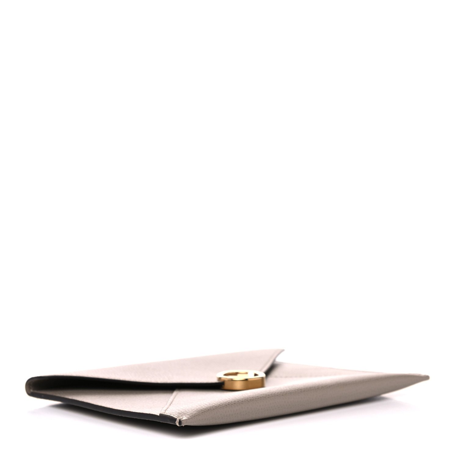Fendi Calfskin F is Fendi Medium Flat Envelope Pouch Tortora — view 2