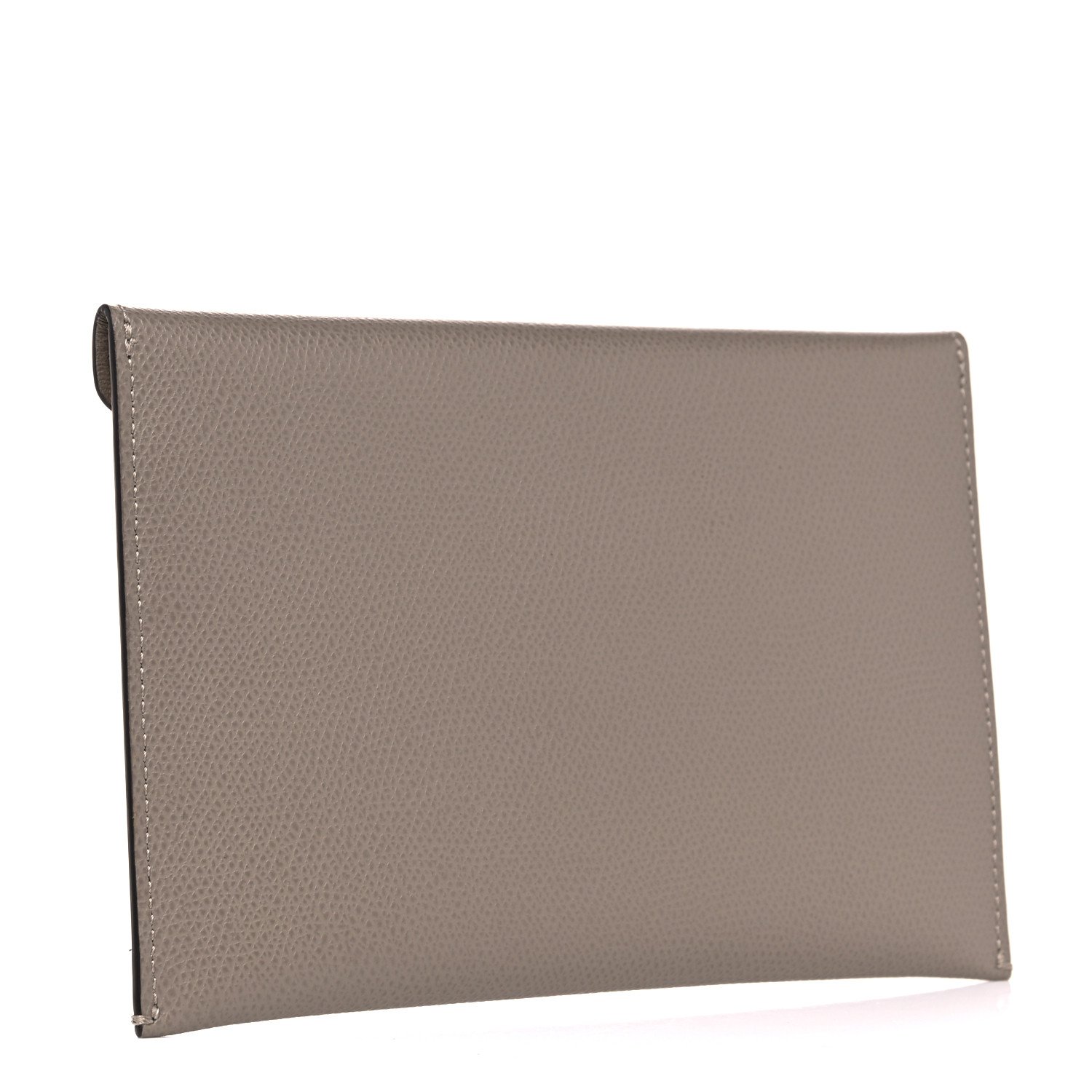 Fendi Calfskin F is Fendi Medium Flat Envelope Pouch Tortora — view 3