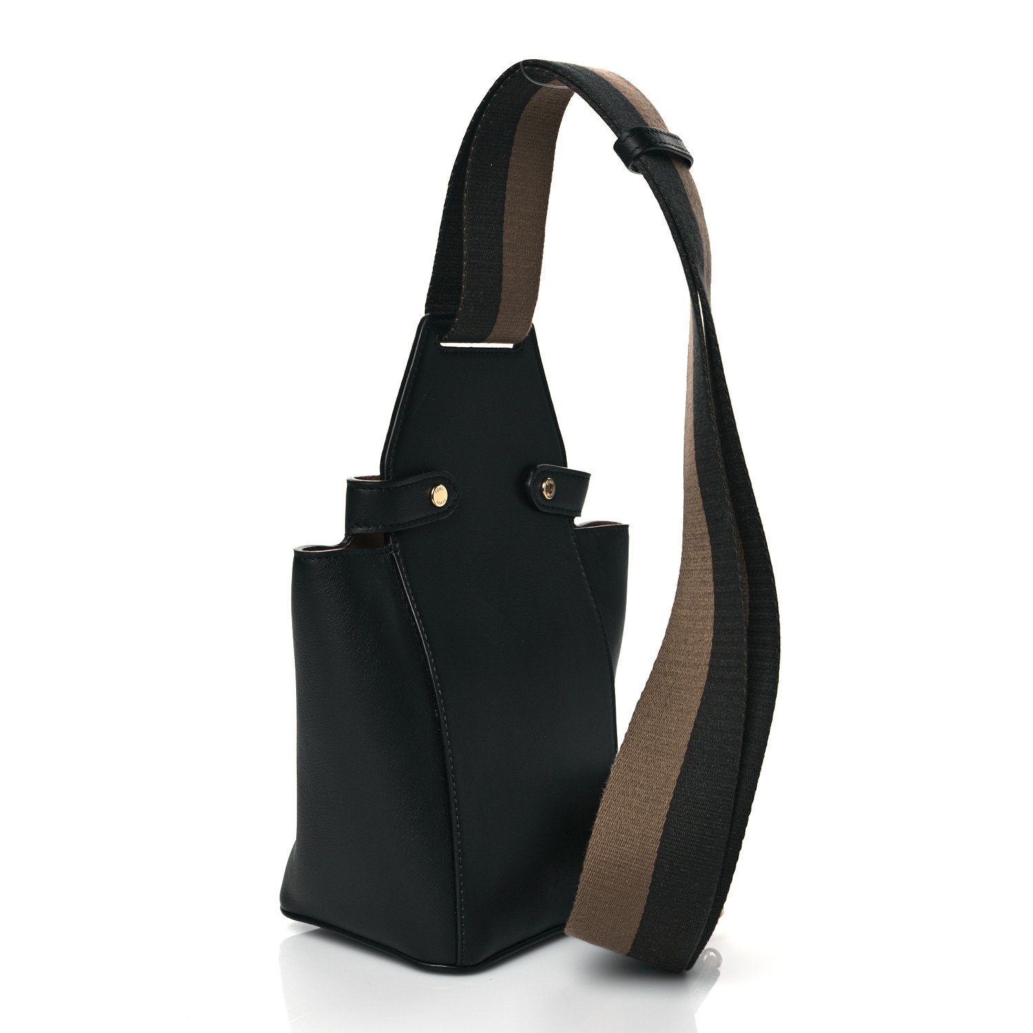 Fendi Vitello Grace Mini Guitar Bag Black — view 2