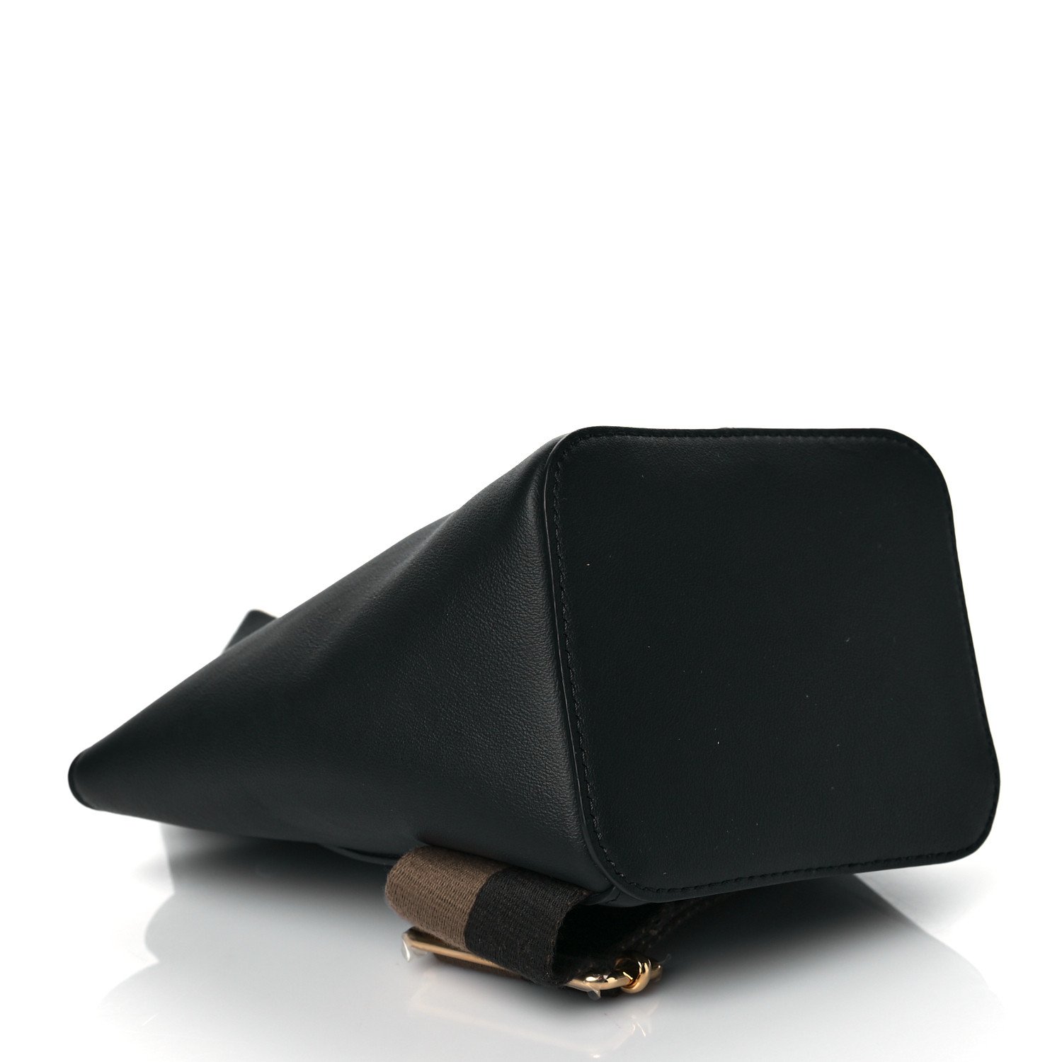 Fendi Vitello Grace Mini Guitar Bag Black — view 3