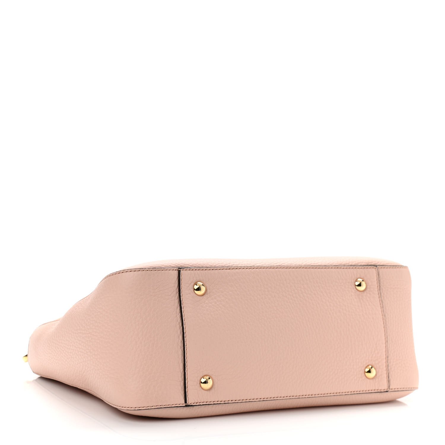Fendi Calfskin Romano Selleria Small FF Tote Pink — view 3