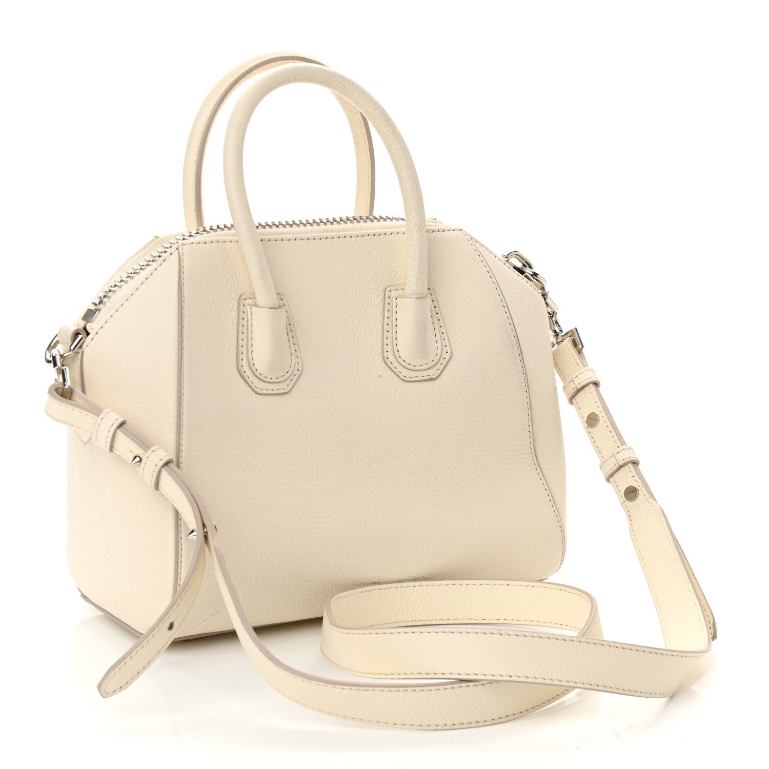 Givenchy Sugar Goatskin Mini Antigona Off White — view 3