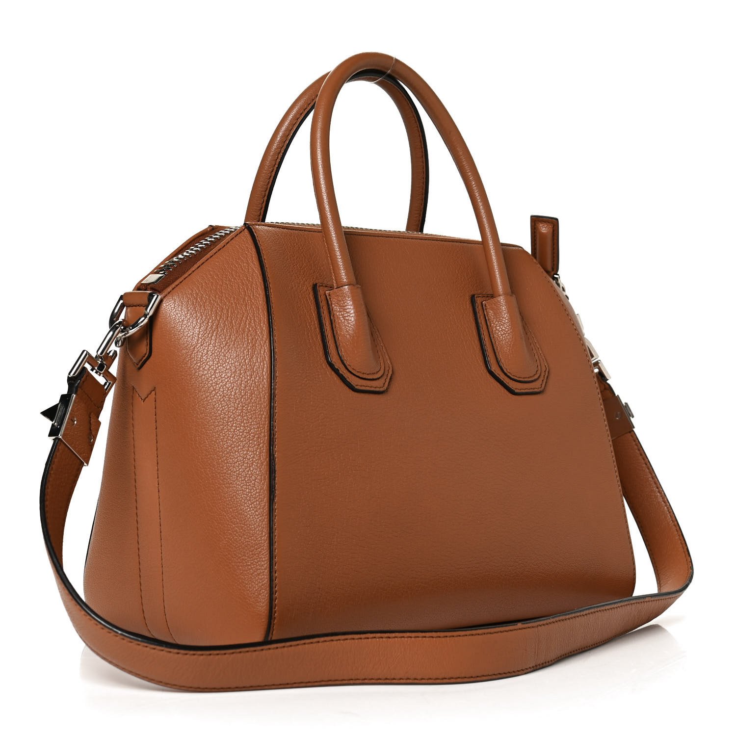 Givenchy Sugar Goatskin Small Antigona Cognac — view 2