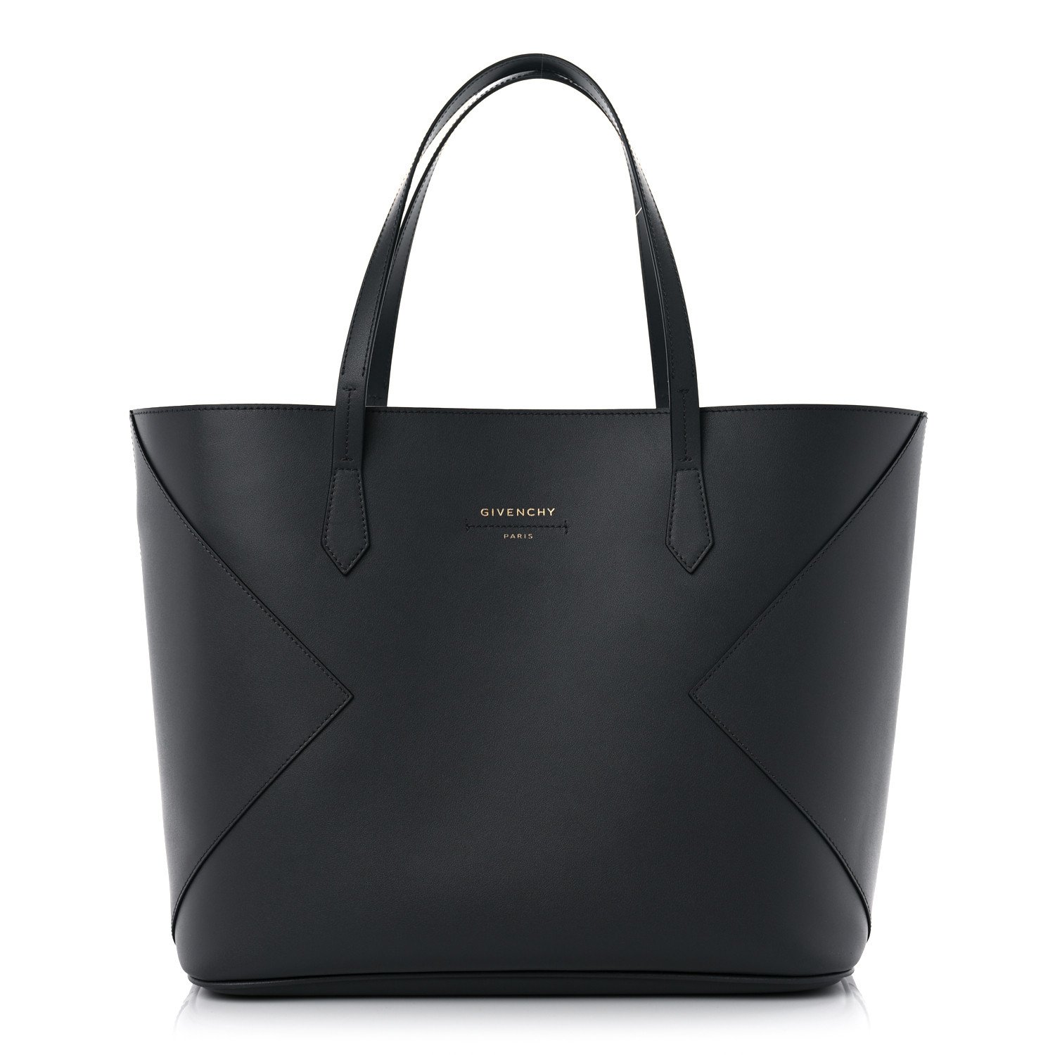 Givenchy Smooth Calfskin Wing Shopper Tote Grey — view 2