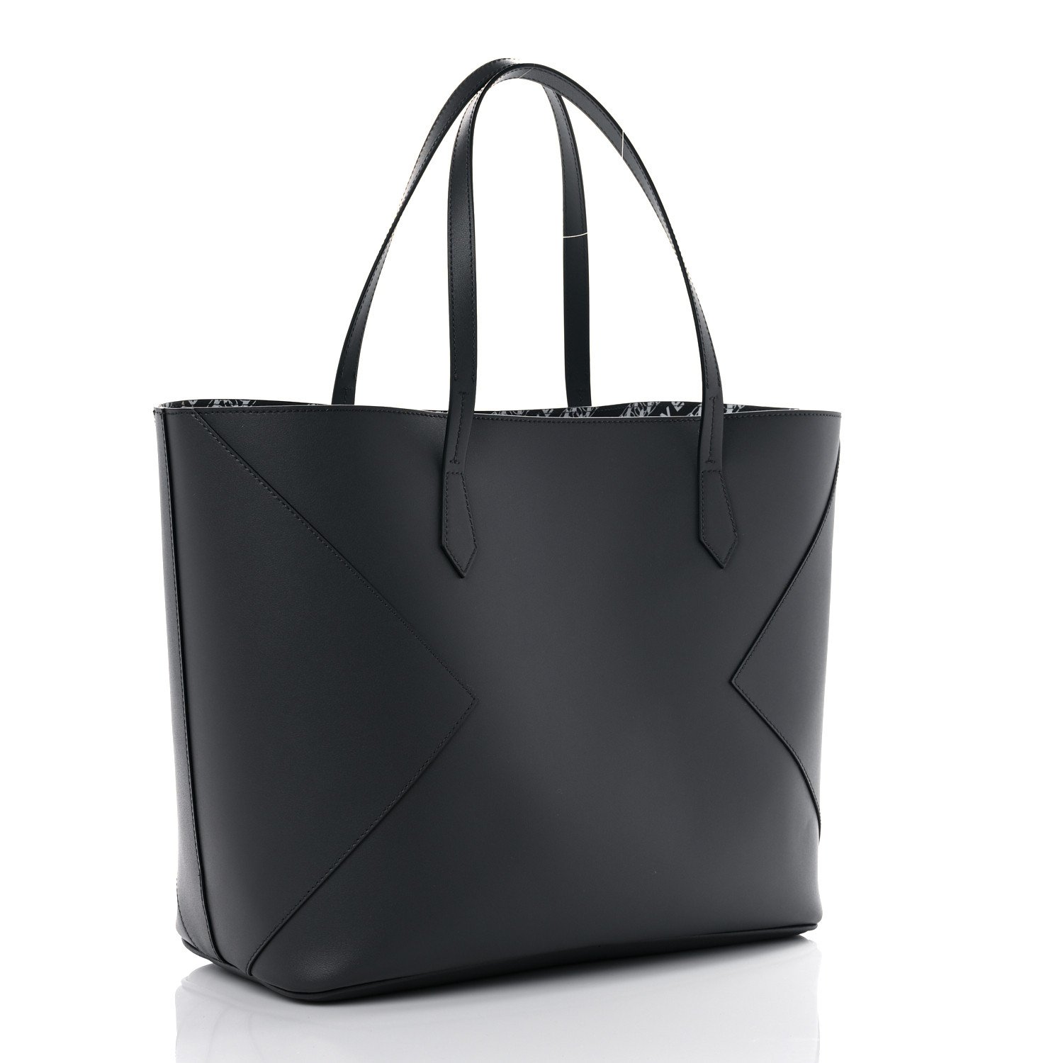Givenchy Smooth Calfskin Wing Shopper Tote Grey — view 3