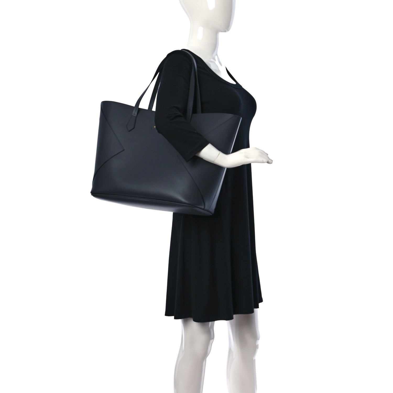 Givenchy Smooth Calfskin Wing Shopper Tote Grey — view 5