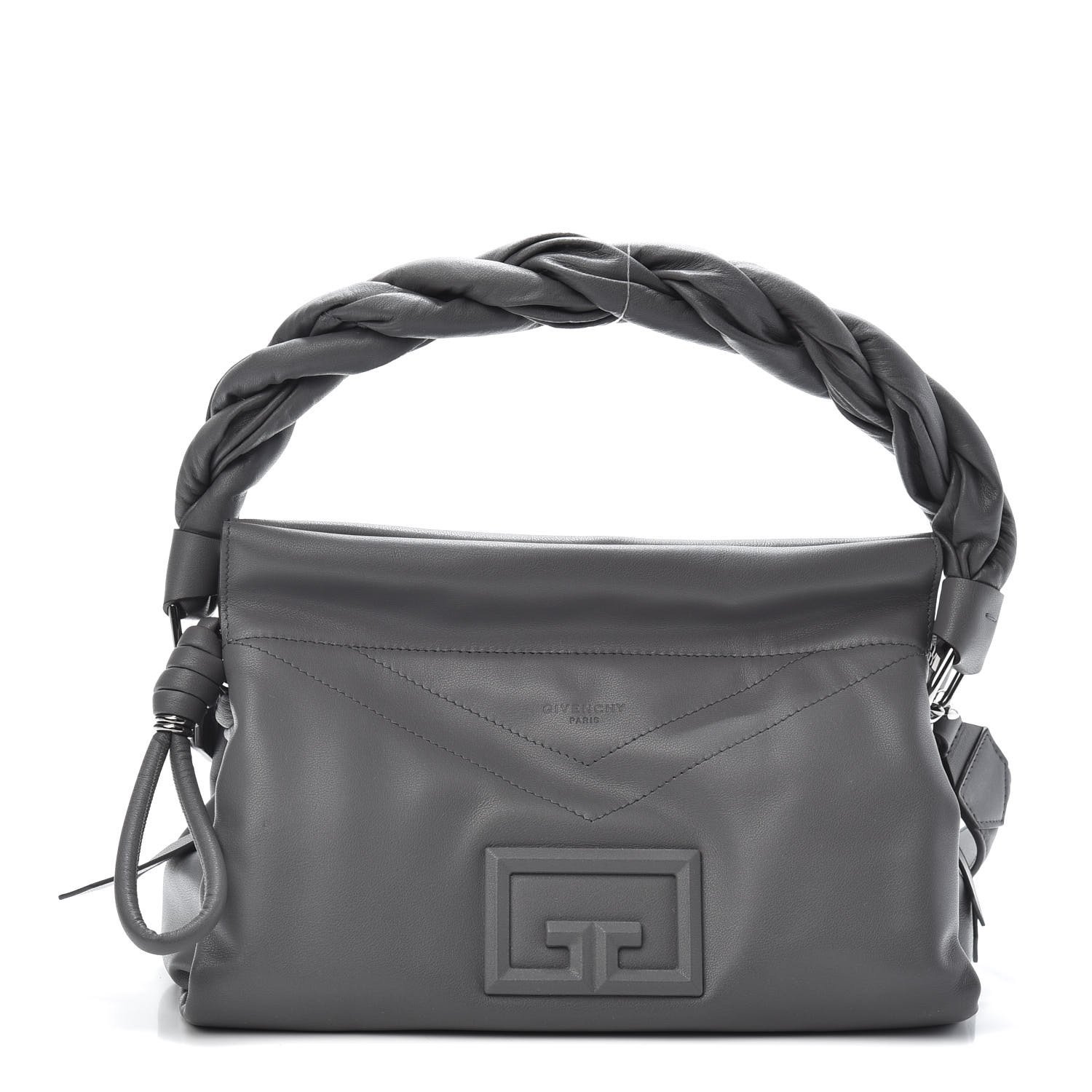 Givenchy Calfskin Medium ID93 Satchel Storm Grey