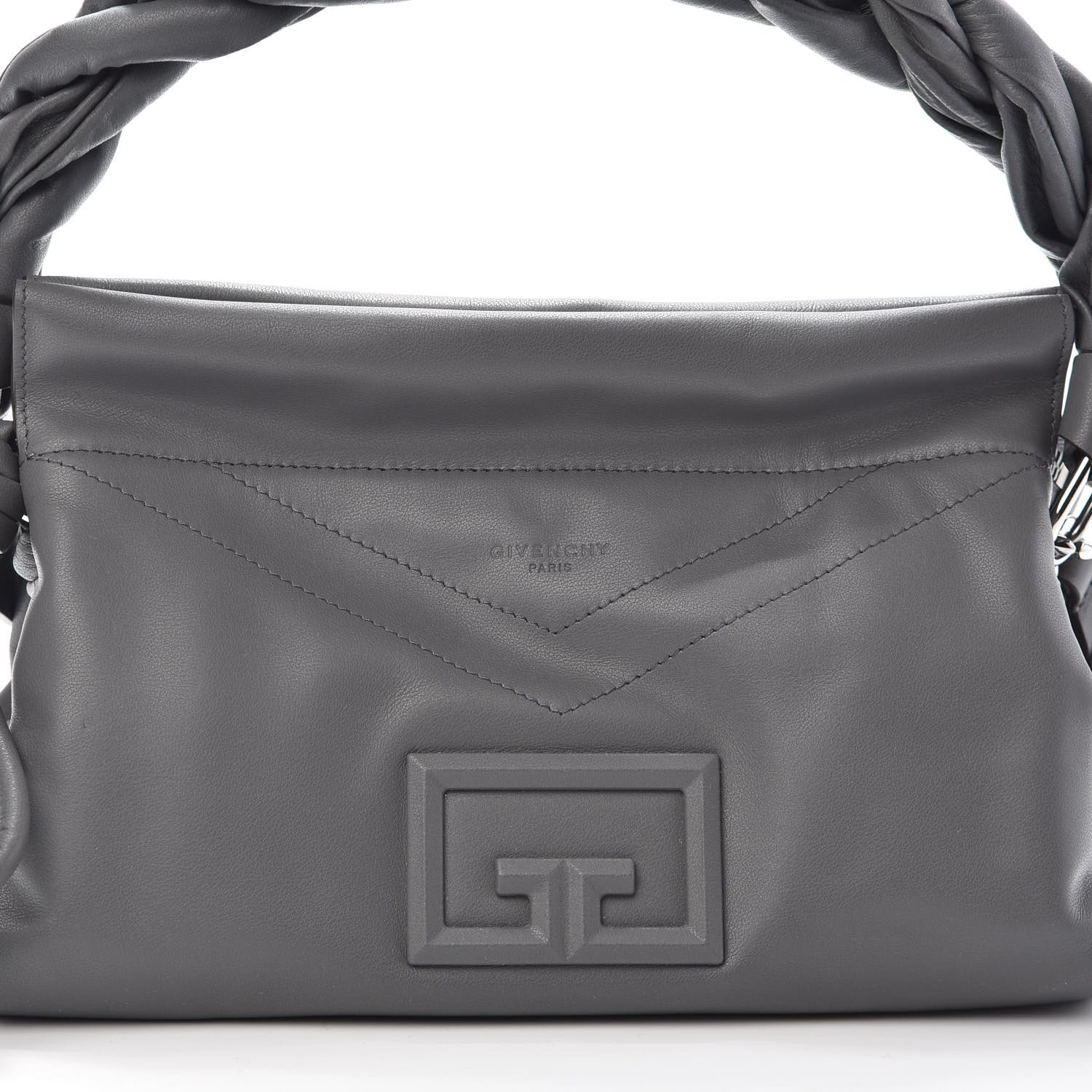 Givenchy Calfskin Medium ID93 Satchel Storm Grey — view 5