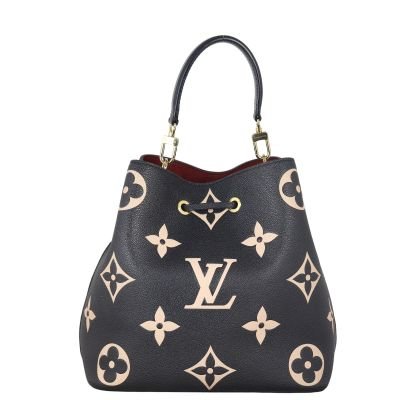 LV NeoNoe MM Monogram Empreinte Giant Bicolour — view 3