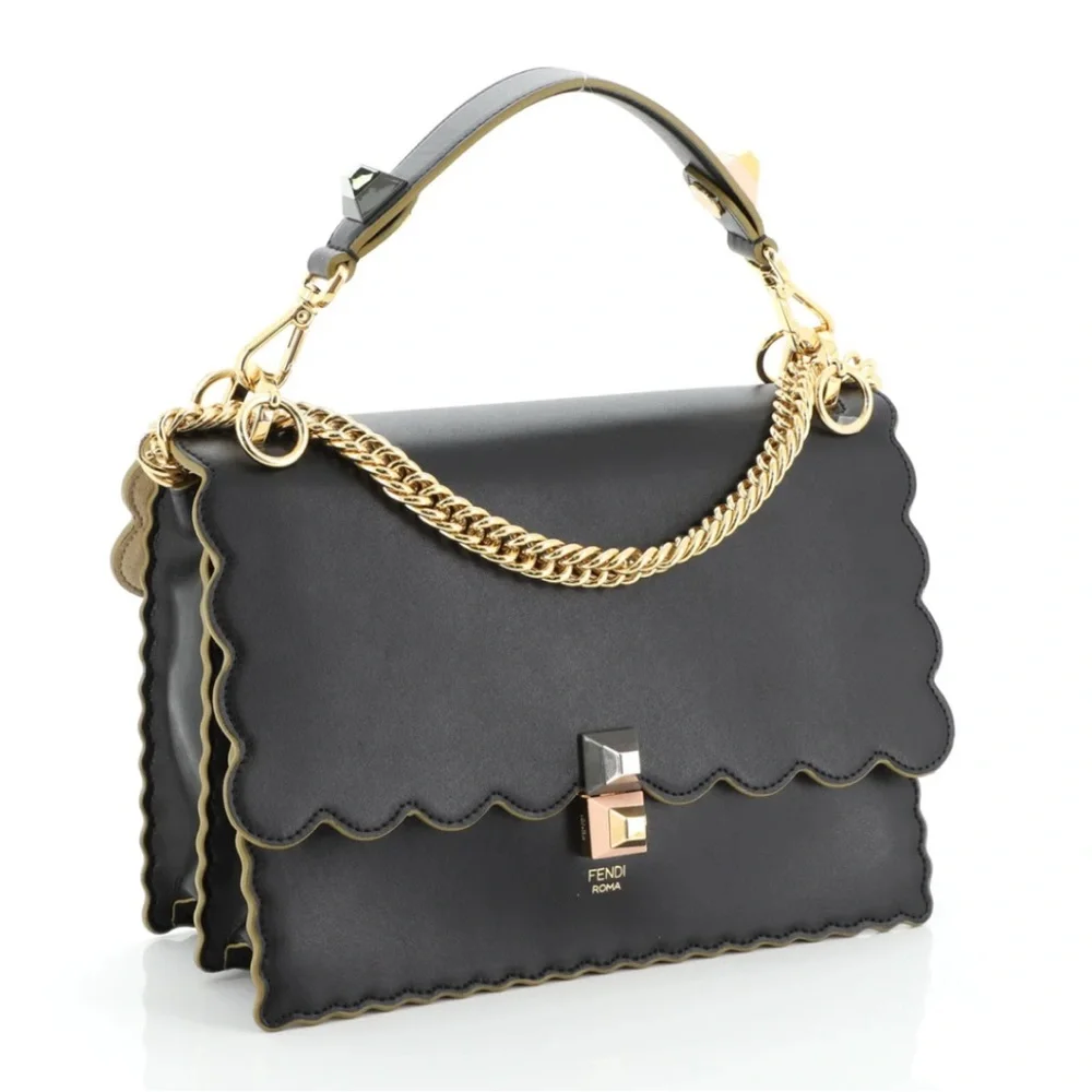 Fendi Kan I Shoulder Bag | Vitello Liberty Leather Crossbody